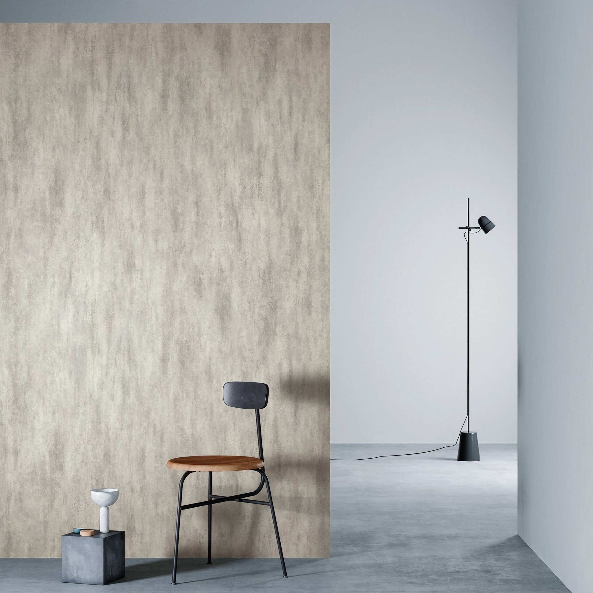 3M DI-NOC Earth/Stone AE-2154 architectural film installed in room scene