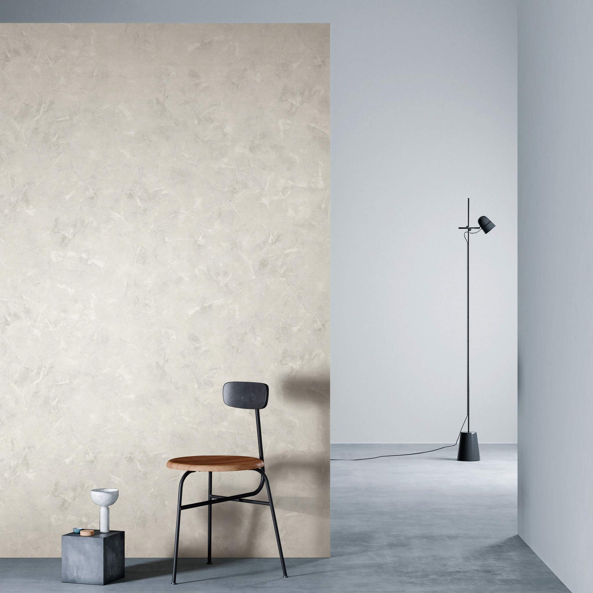 3M DI-NOC Earth/Stone AE-2156 architectural film installed in room scene