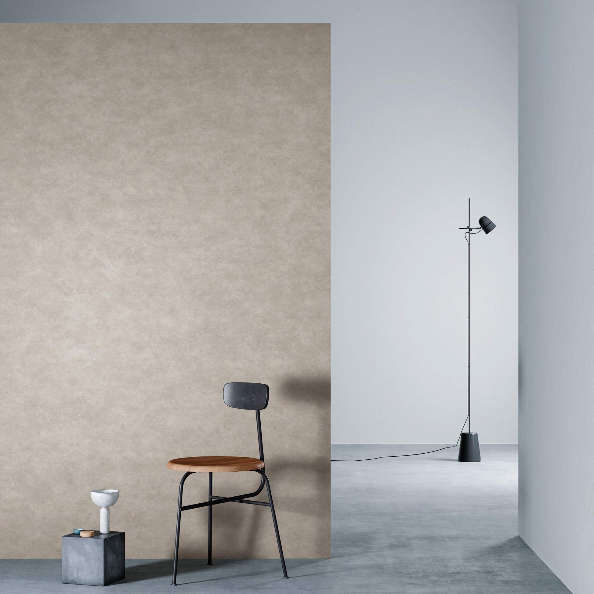3M DI-NOC Earth/Stone AE-2160 architectural film installed in room scene