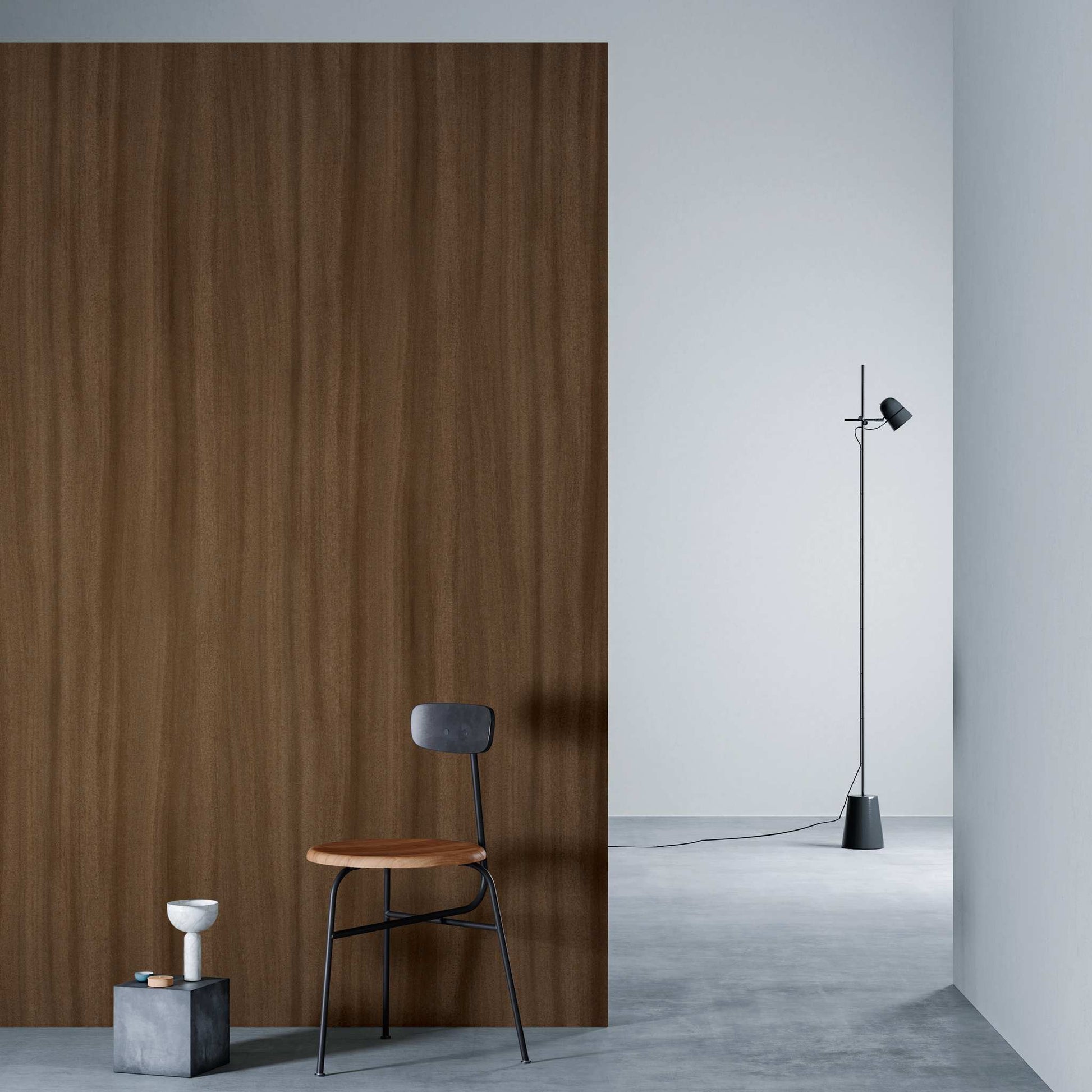 3M DI-NOC Dry Wood Matte DW-2216MT architectural film installed in room scene