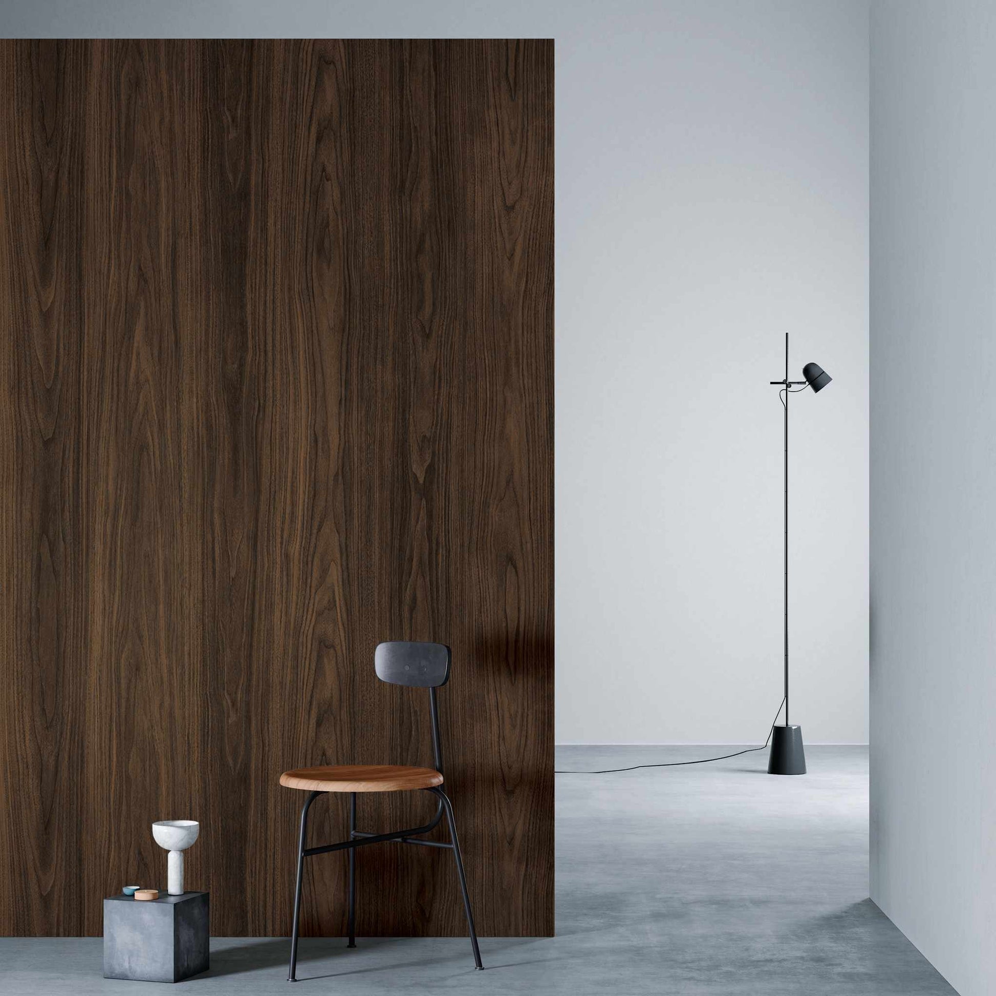 3M DI-NOC Dry Wood Matte DW-2217MT architectural film installed in room scene