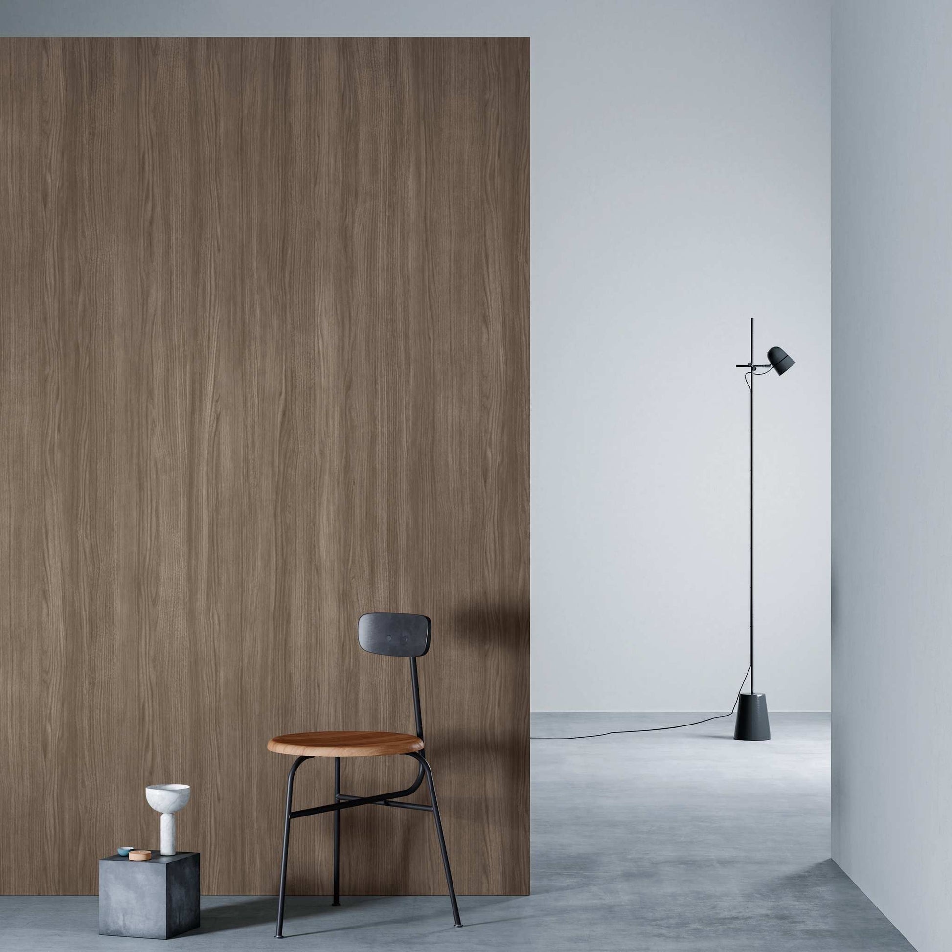 3M DI-NOC Dry Wood Matte DW-2221MT architectural film installed in room scene