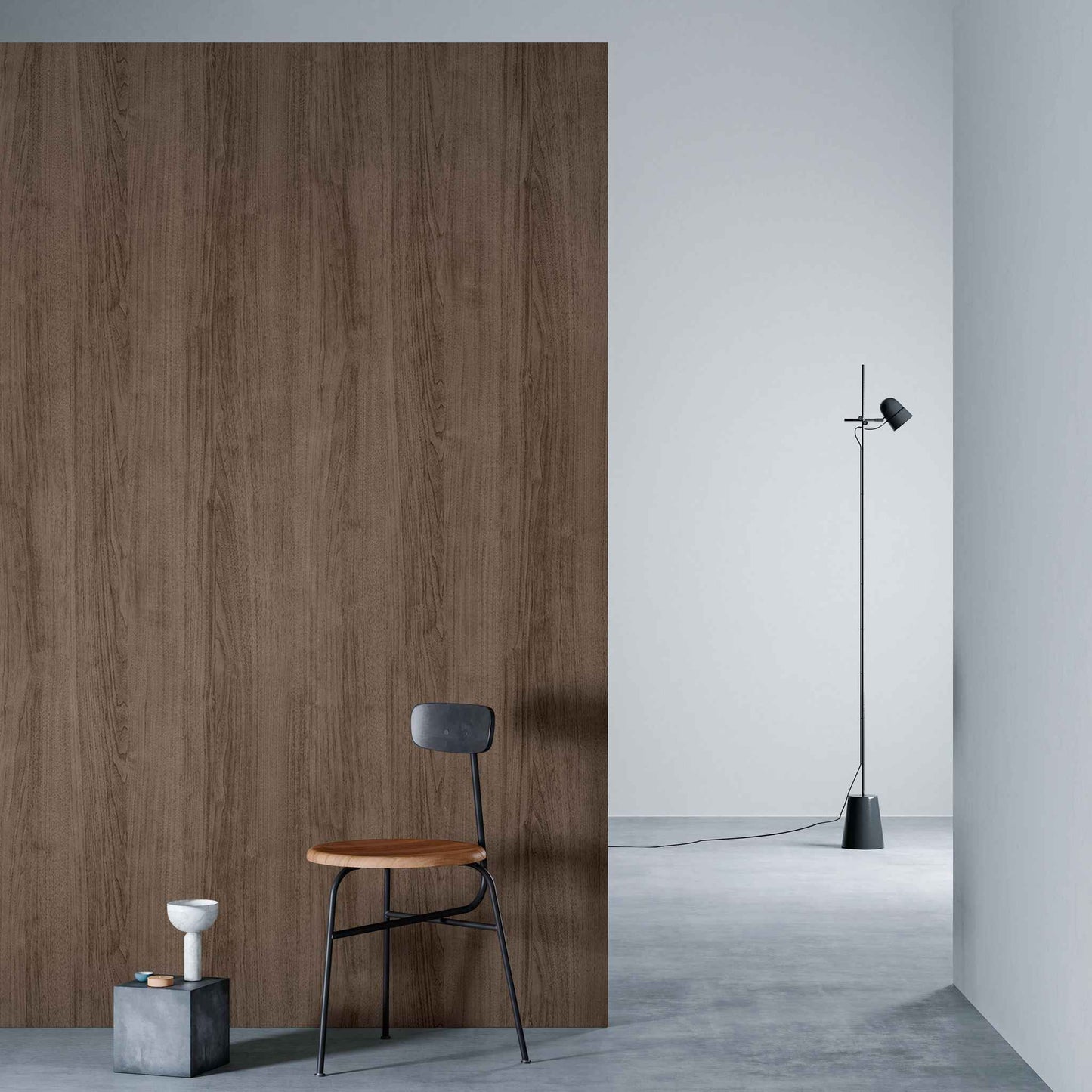 3M DI-NOC Dry Wood Matte DW-2222MT architectural film installed in room scene