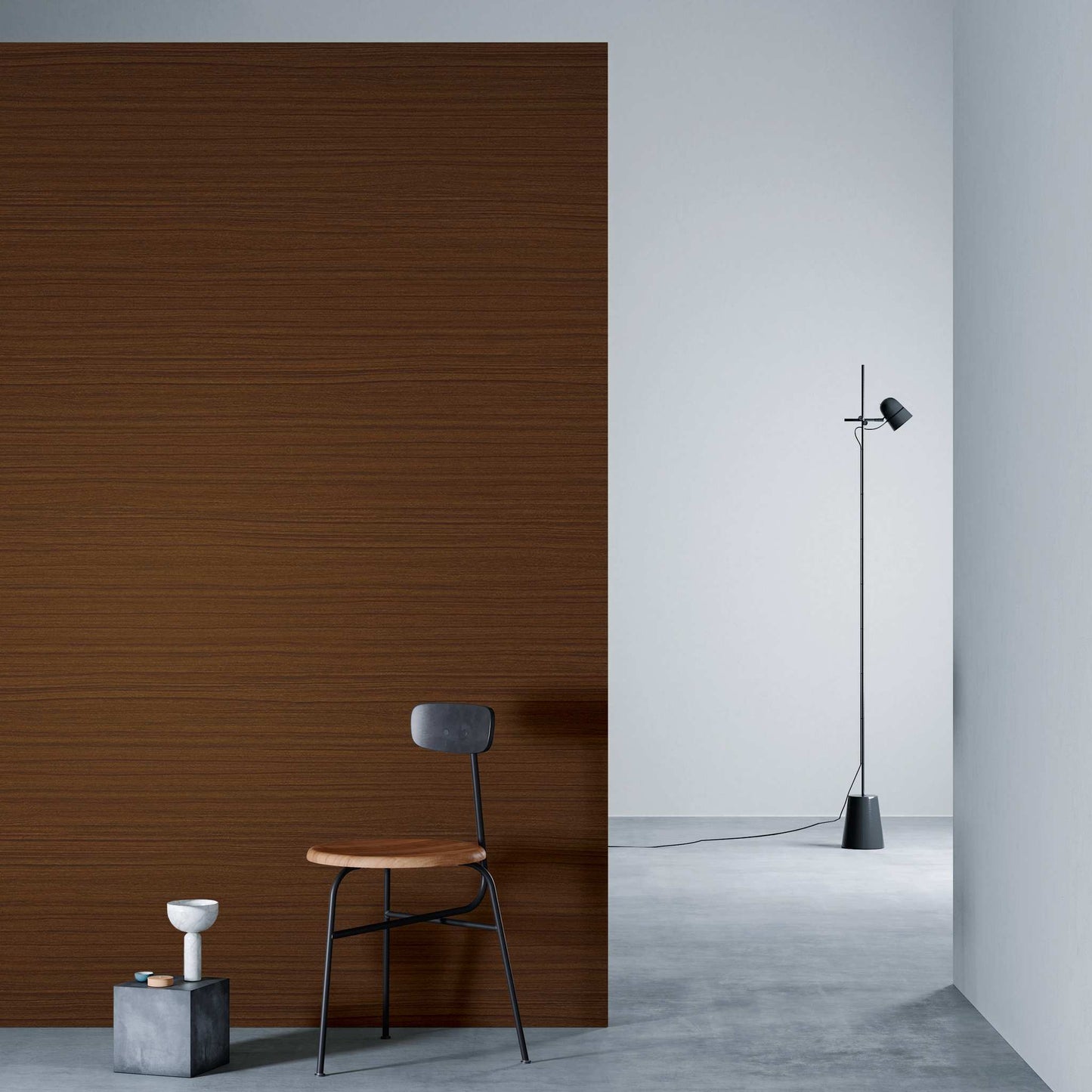 3M DI-NOC Fine Wood FW-1039H architectural film installed in room scene