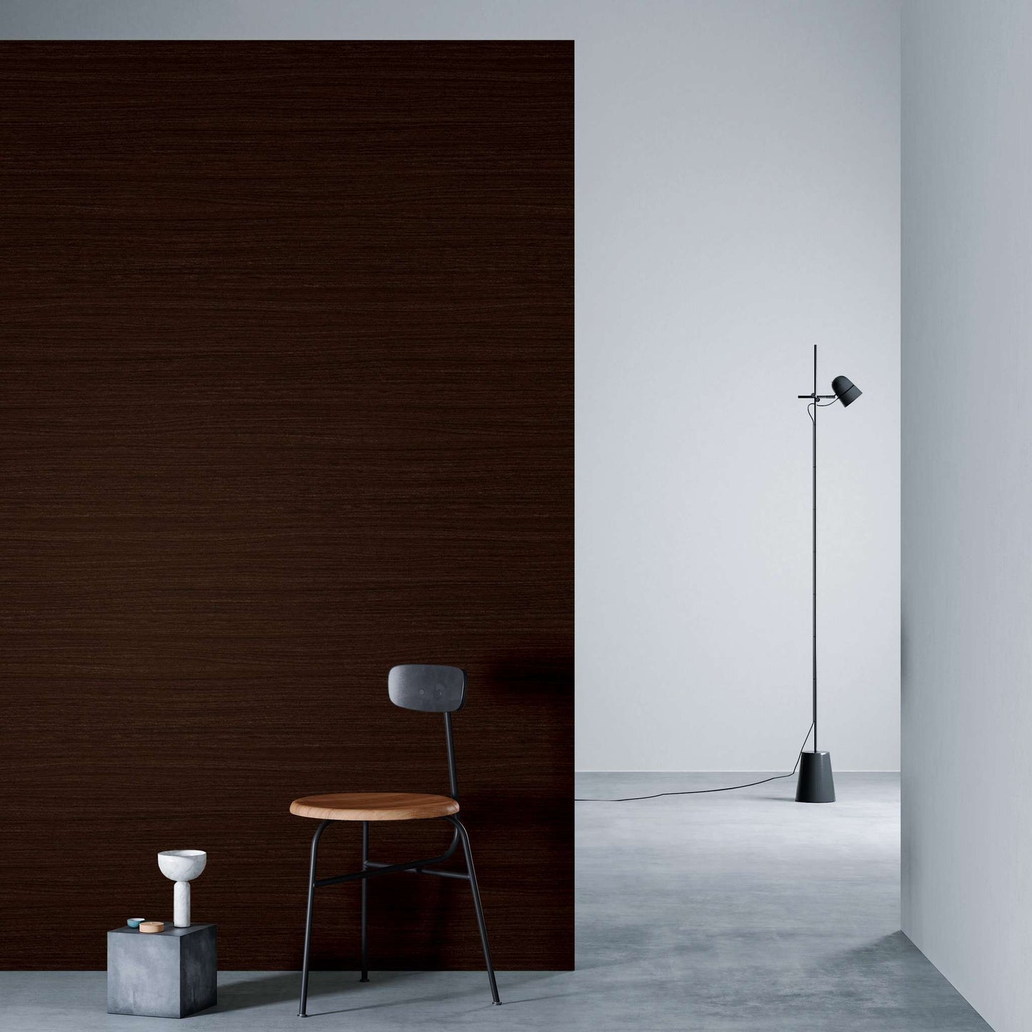 3M DI-NOC Fine Wood FW-1136H architectural film installed in room scene