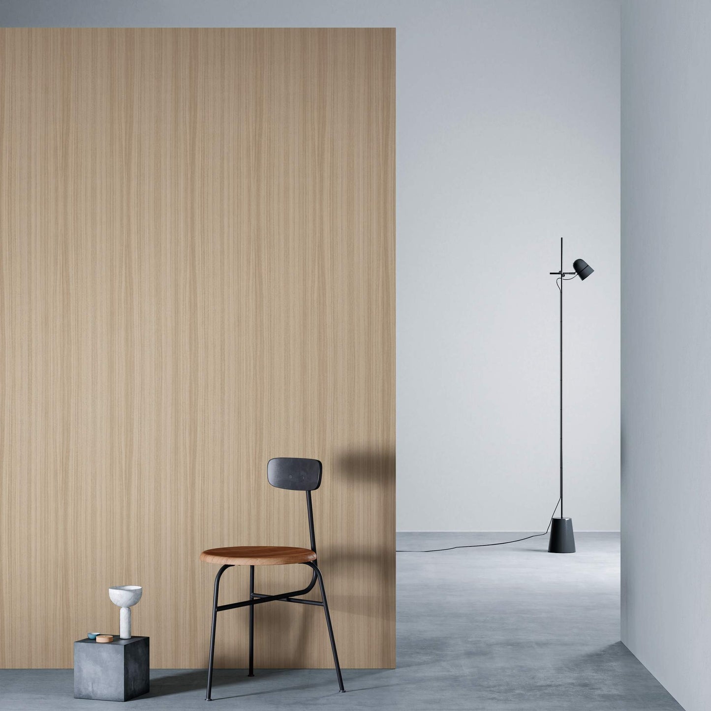 3M DI-NOC Fine Wood FW-1207 architectural film installed in room scene