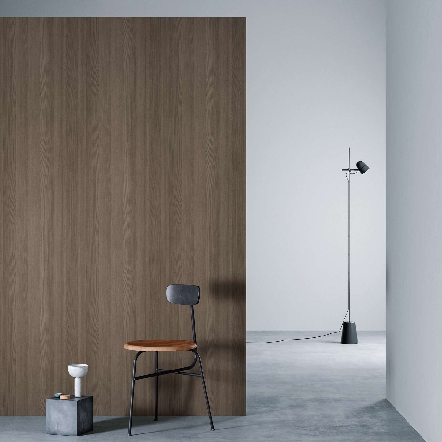 3M DI-NOC Fine Wood FW-1259 architectural film installed in room scene