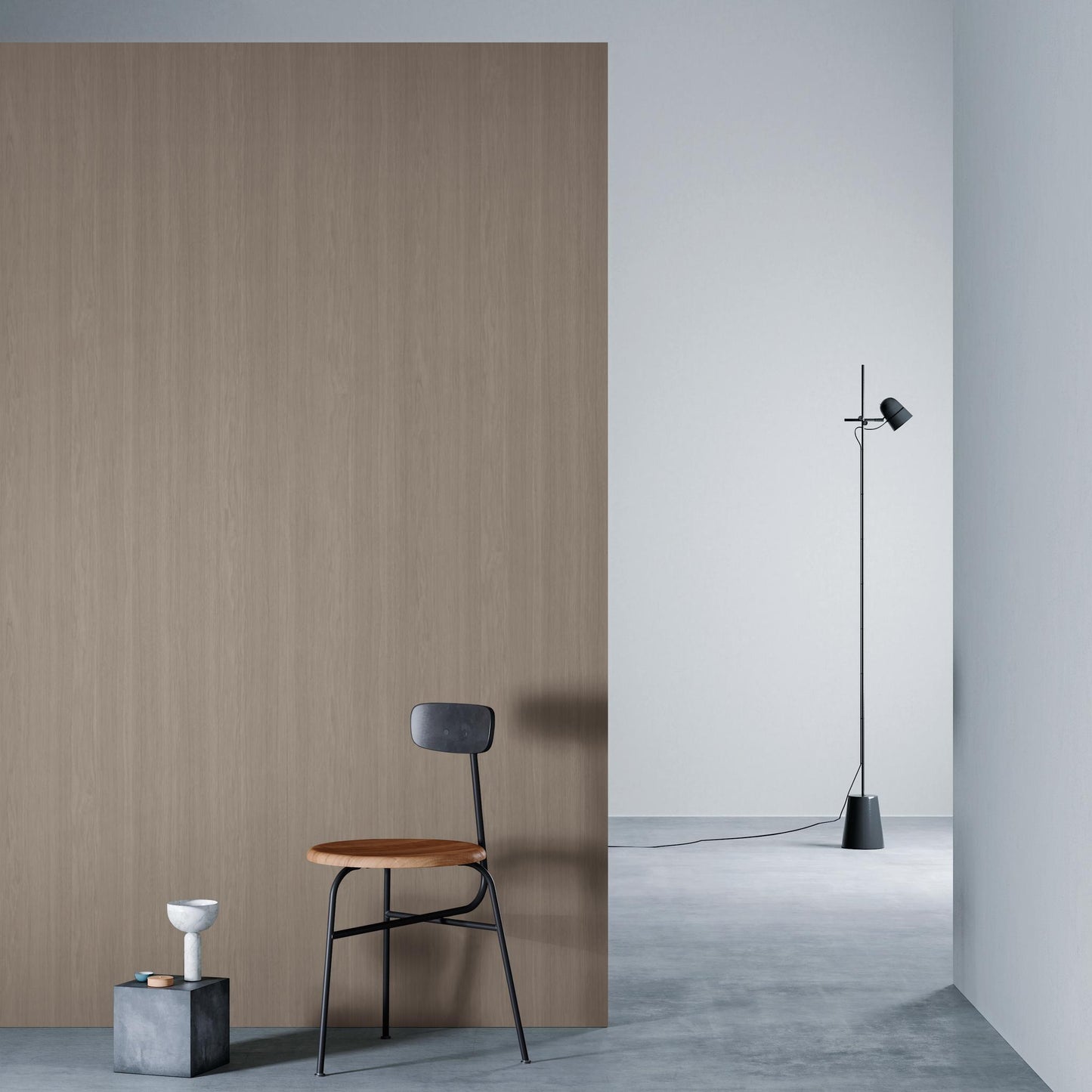 3M DI-NOC Fine Wood FW-1978 architectural film installed in room scene