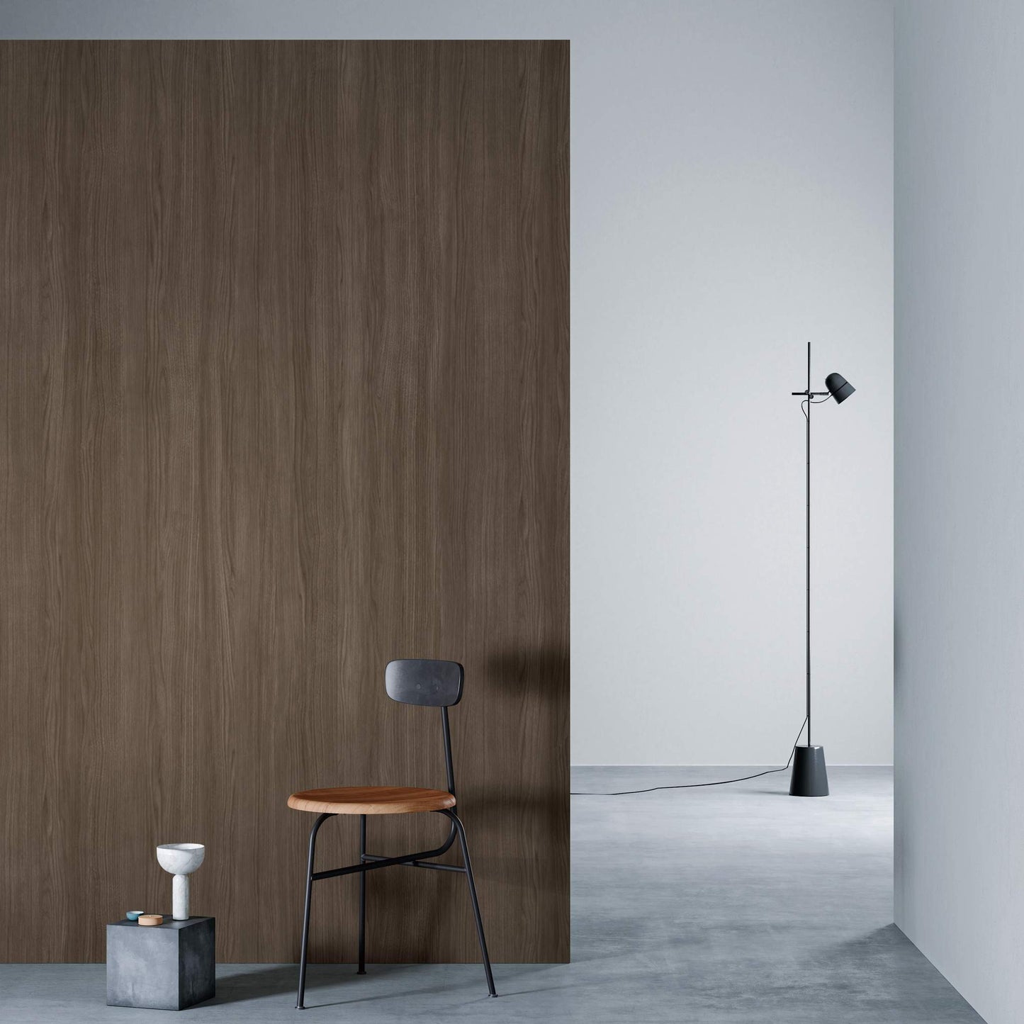 3M DI-NOC Fine Wood FW-1983 architectural film installed in room scene