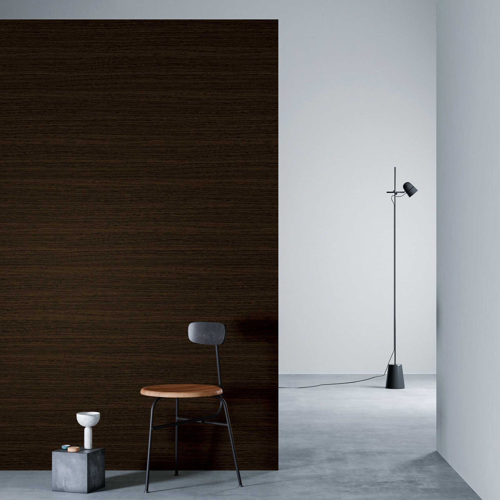 3M DI-NOC Fine Wood FW-607H architectural film installed in room scene
