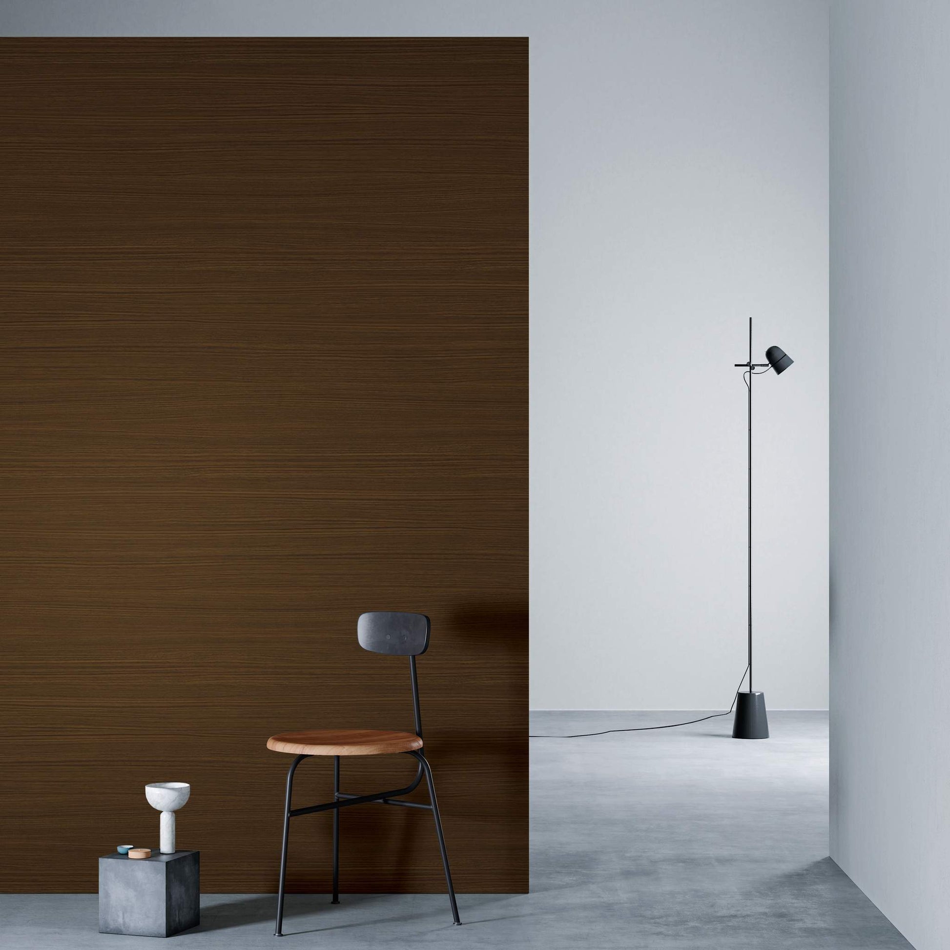 3M DI-NOC Fine Wood FW-609H architectural film installed in room scene