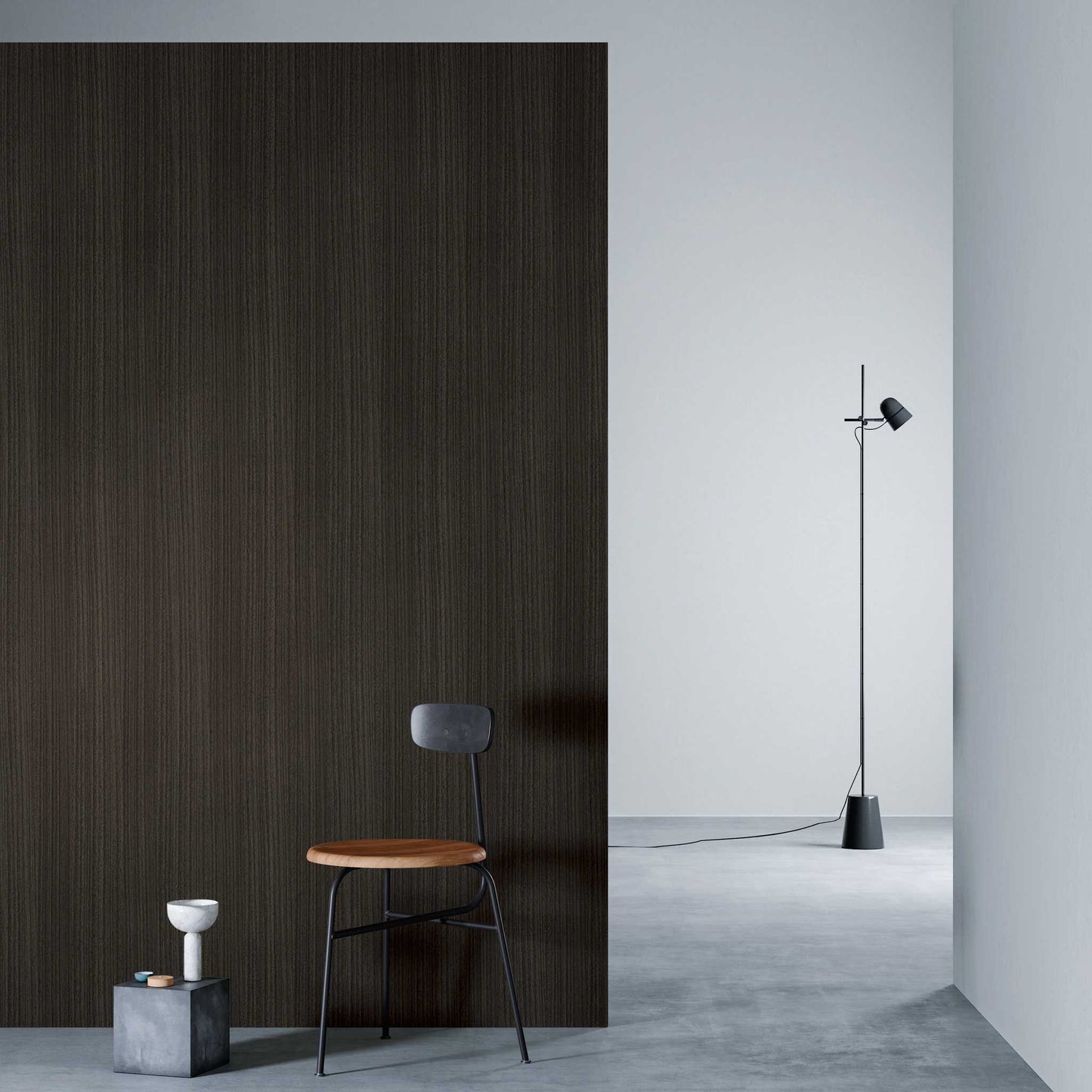 3M DI-NOC Fine Wood FW-640 architectural film installed in room scene
