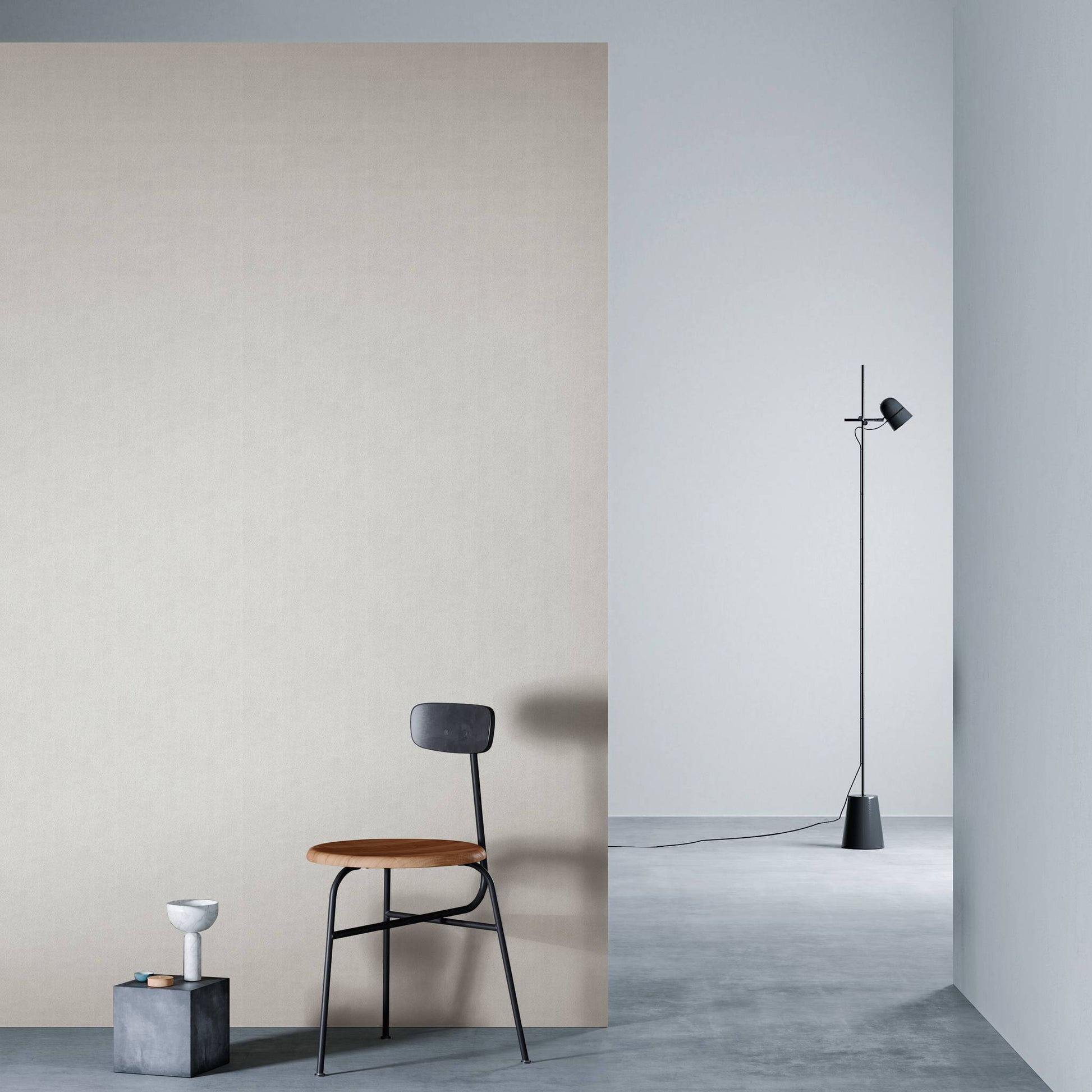 3M DI-NOC Leather LE-1105 architectural film installed in room scene