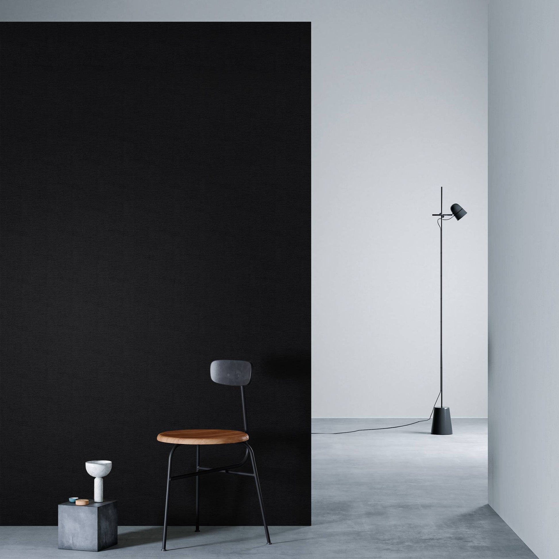 3M DI-NOC Leather LE-1551 architectural film installed in room scene