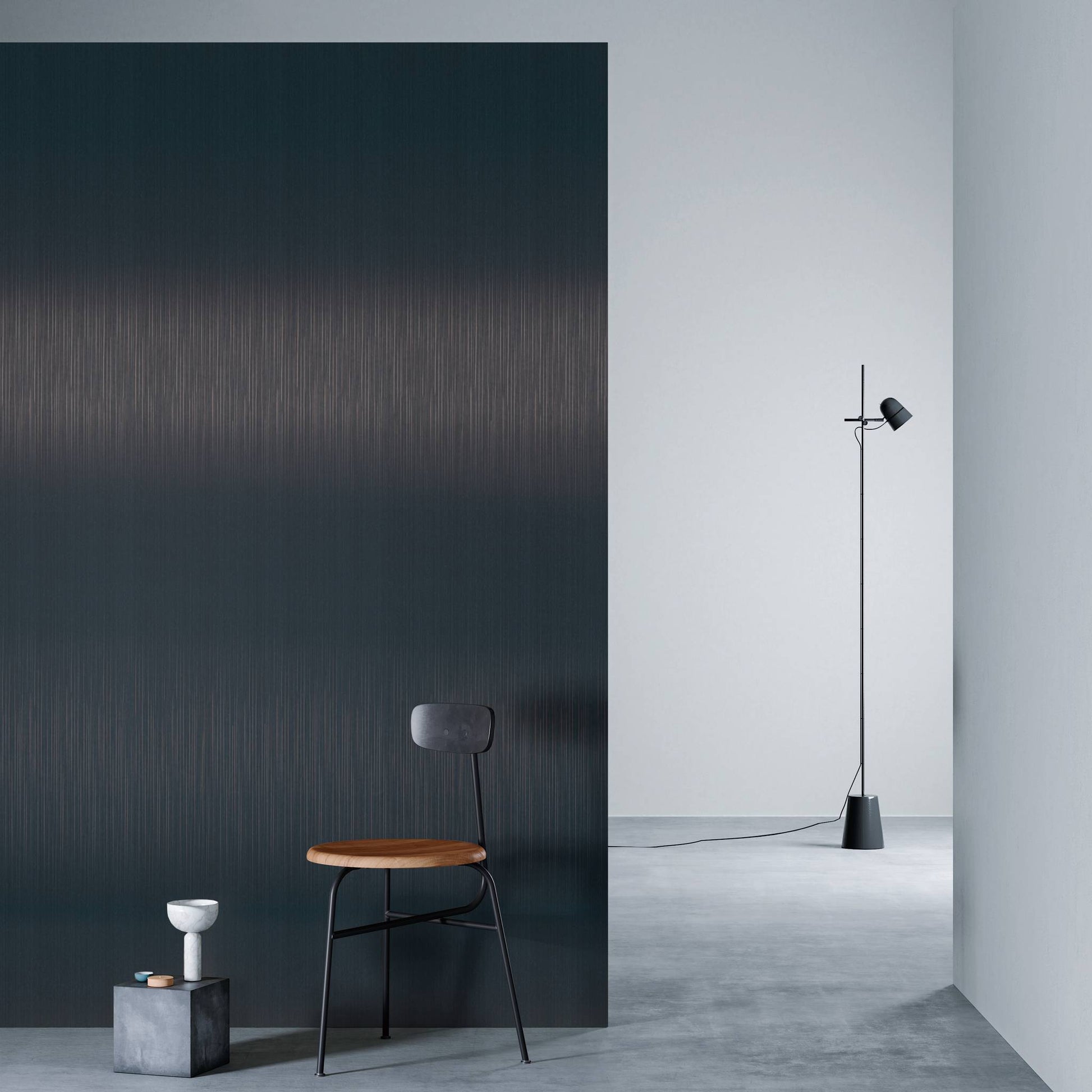 3M DI-NOC Metallic ME-1175 architectural film installed in room scene