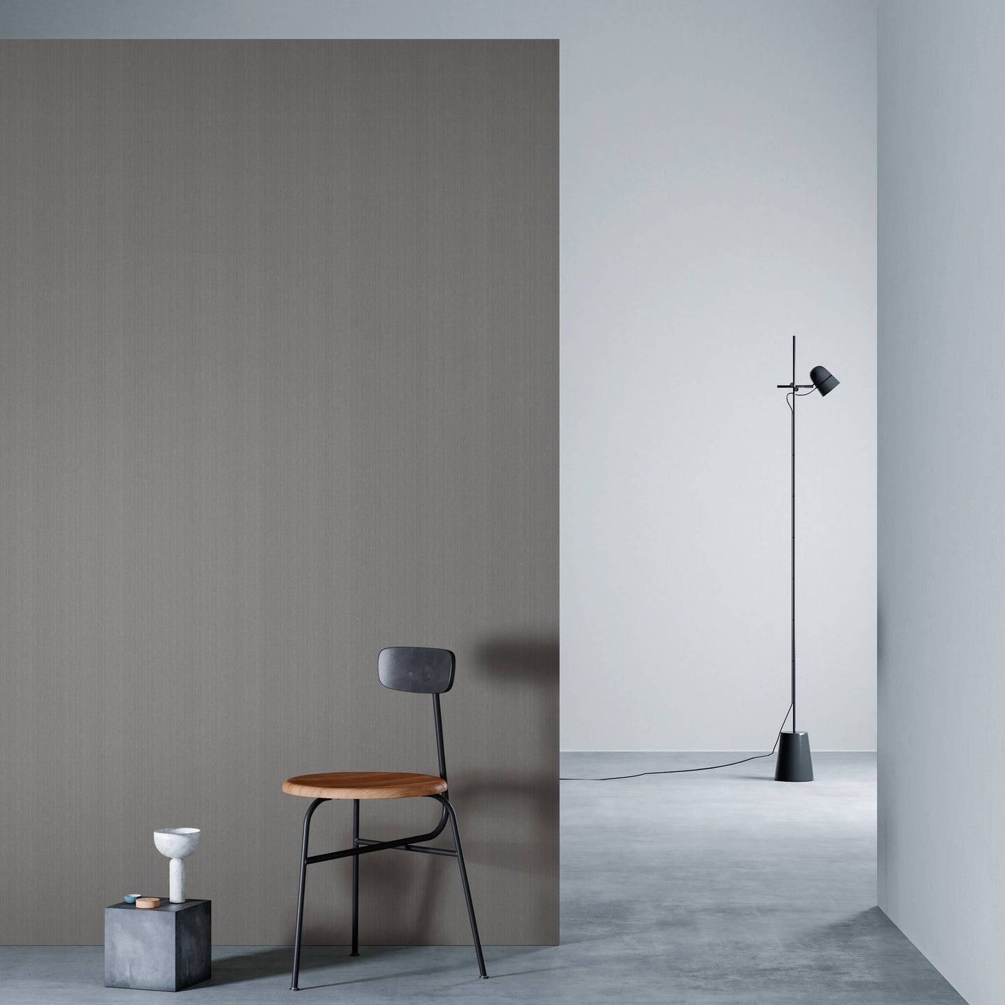 3M DI-NOC Metallic ME-1434 architectural film installed in room scene