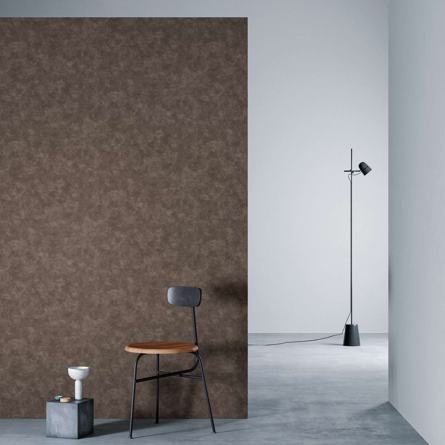 3M DI-NOC Metallic ME-2022 architectural film installed in room scene