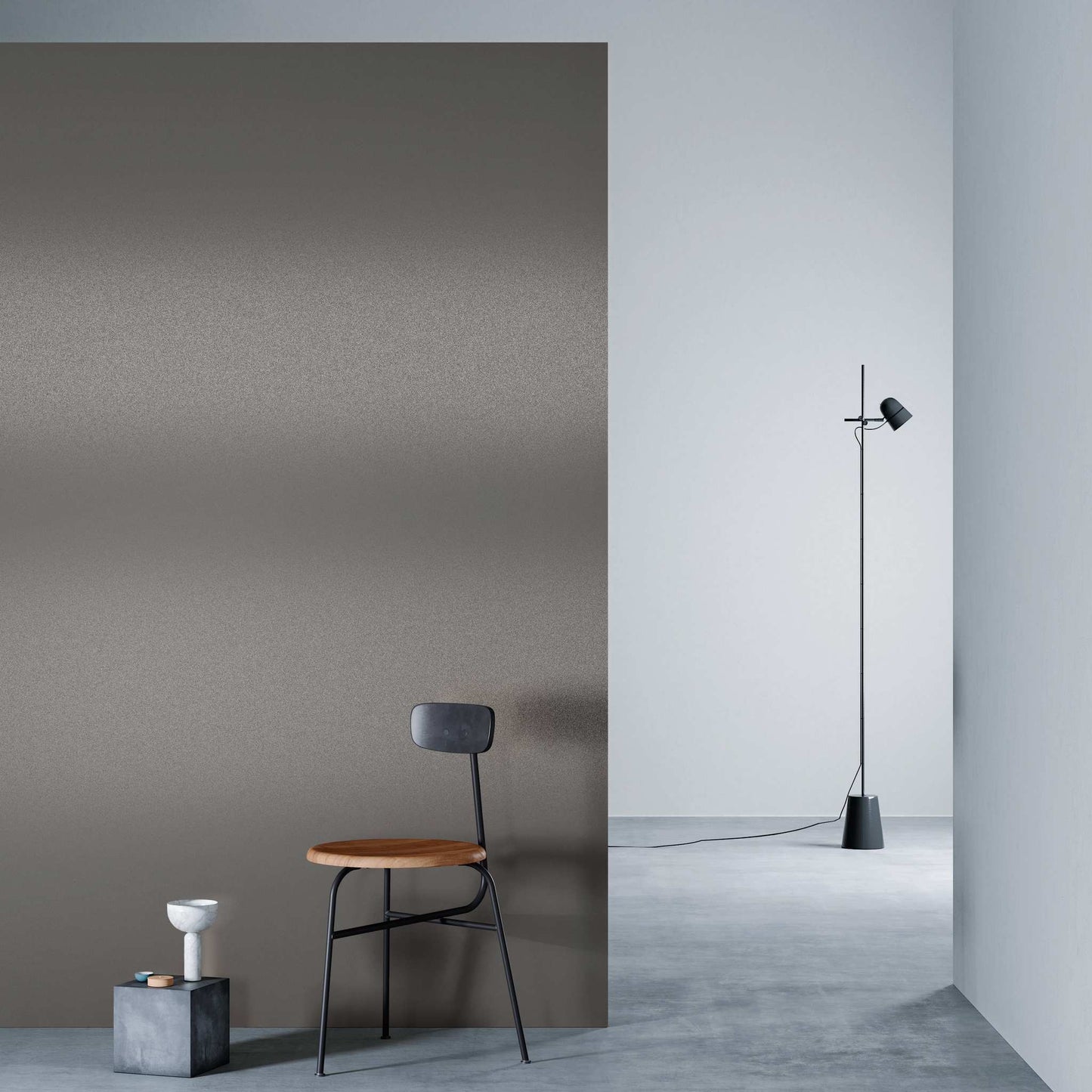 3M DI-NOC Metallic ME-2263 architectural film installed in room scene