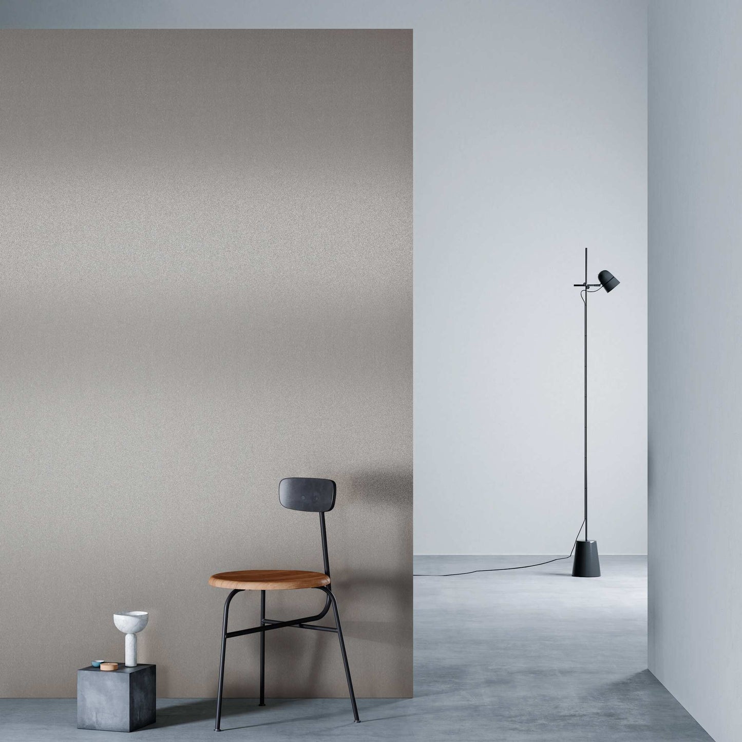 3M DI-NOC Metallic ME-2271 architectural film installed in room scene