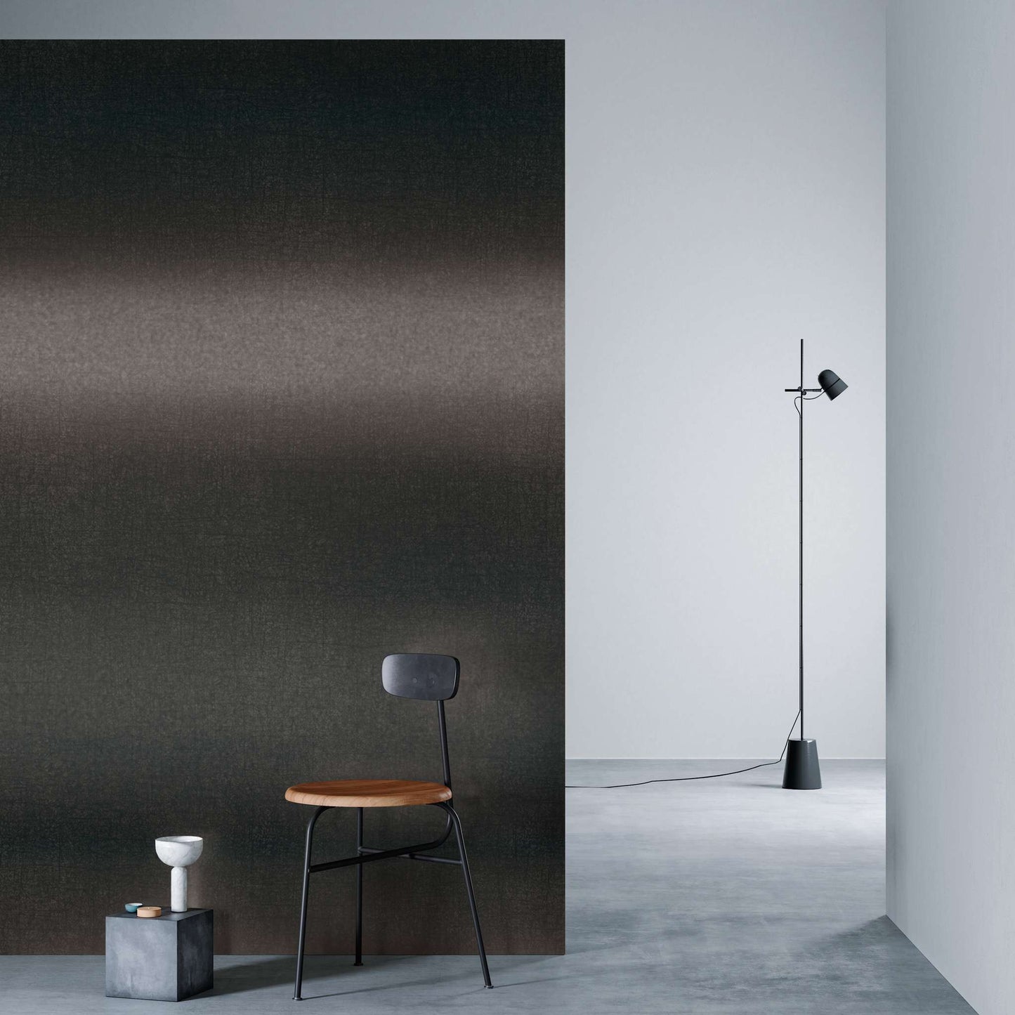 3M DI-NOC Metallic VM-2036 architectural film installed in room scene