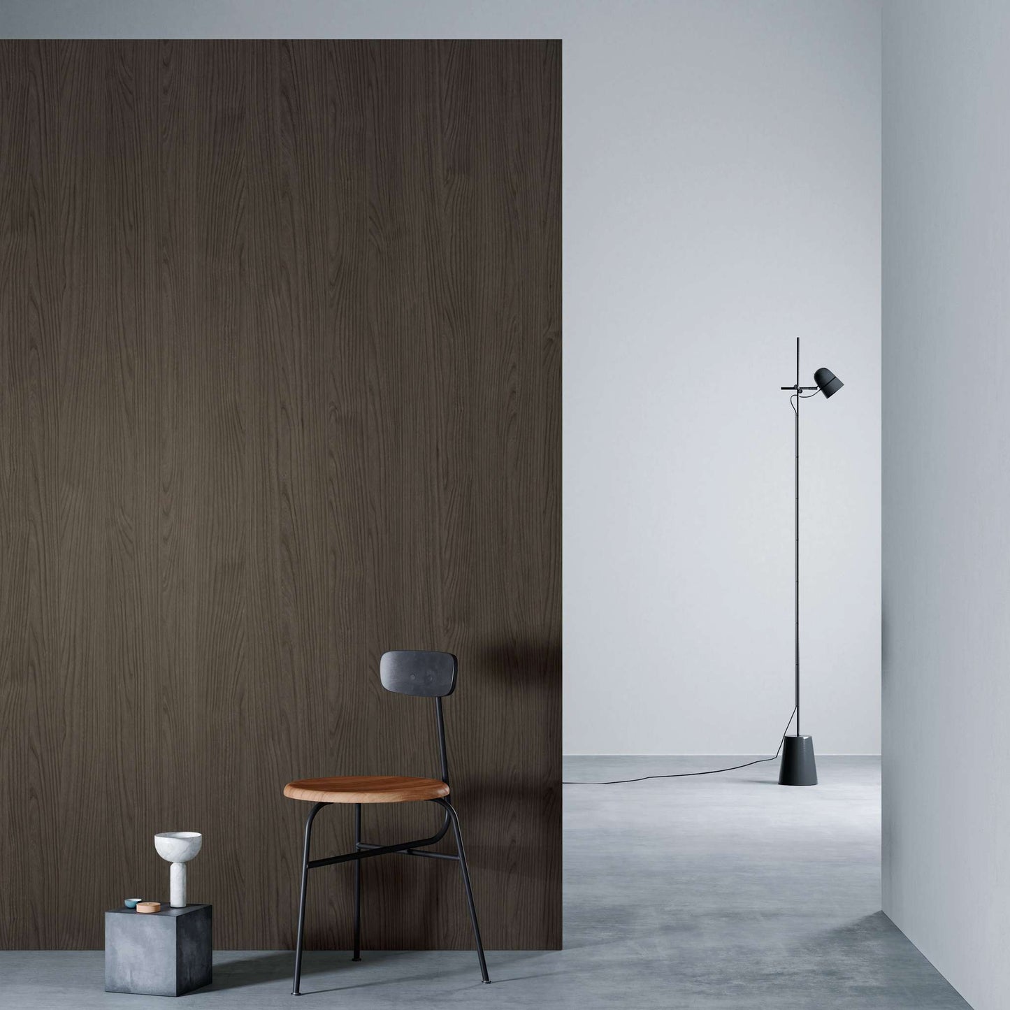 3M DI-NOC Premium Wood Matte PW-2316MT architectural film installed in room scene