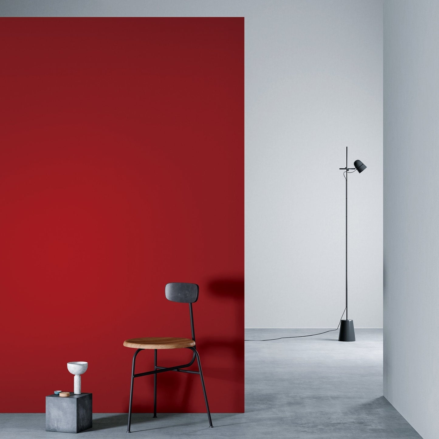 3M DI-NOC Single Color PS-1008 architectural film installed in room scene