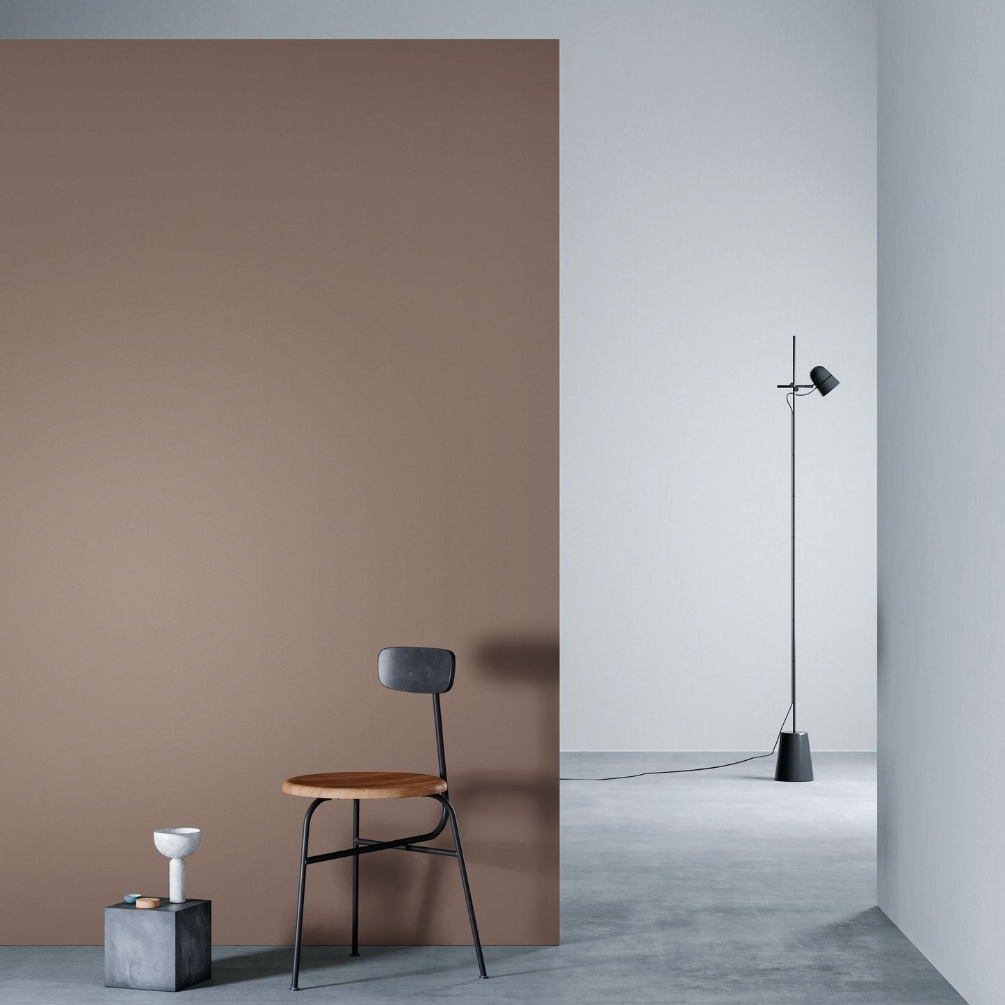 3M DI-NOC Single Color Matte PS-3098MT architectural film installed in room scene