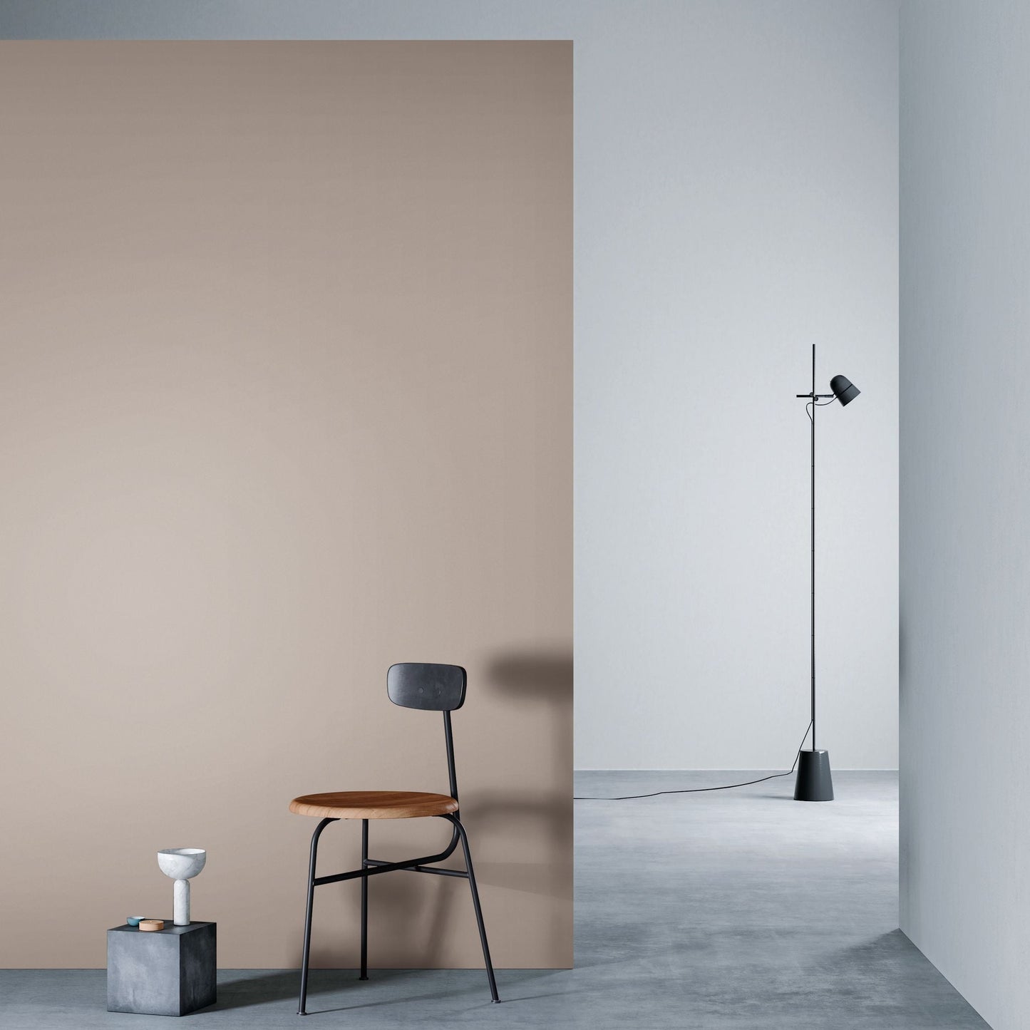 3M DI-NOC Single Color Matte PS-3863MT architectural film installed in room scene