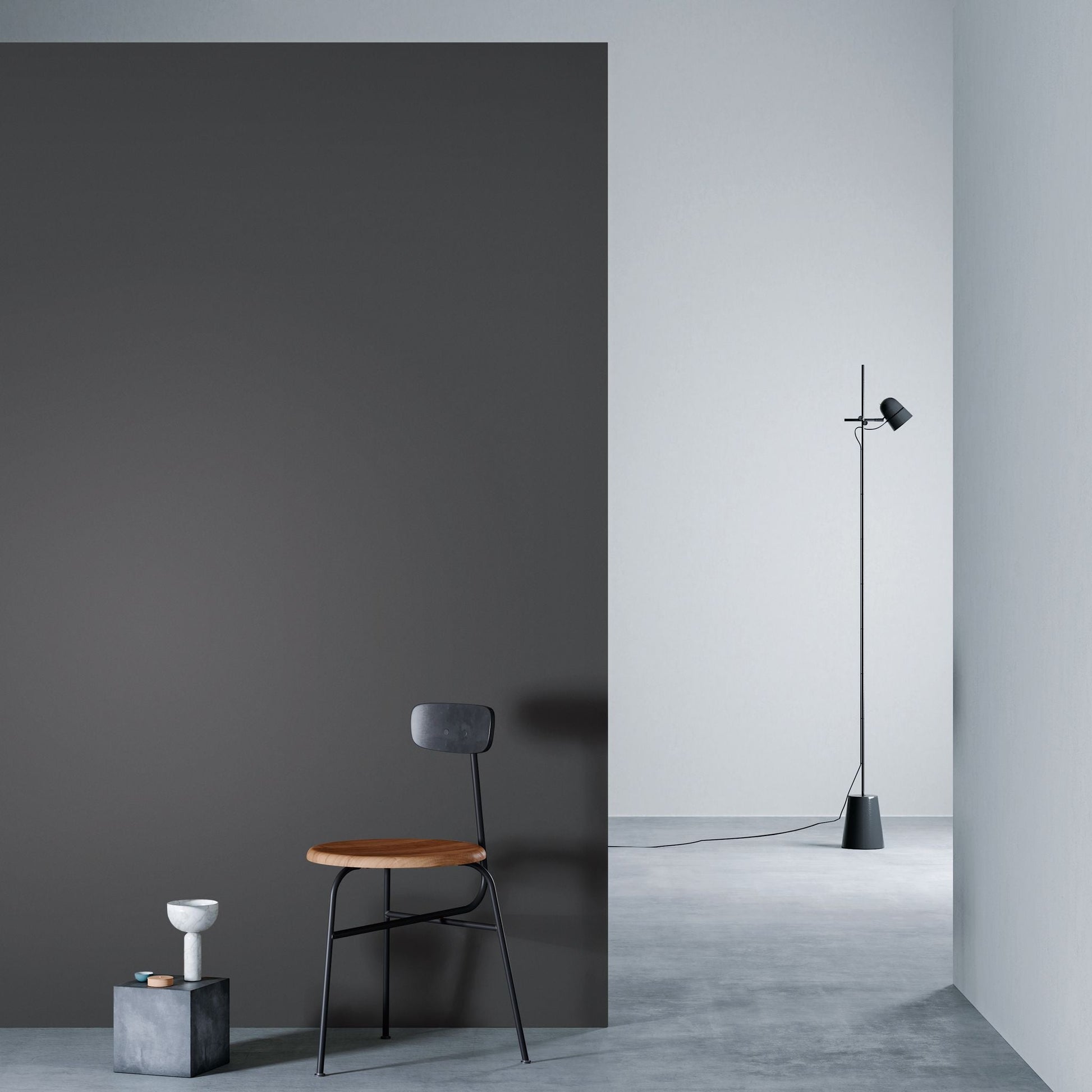 3M DI-NOC Single Color Matte PS-3869MT architectural film installed in room scene
