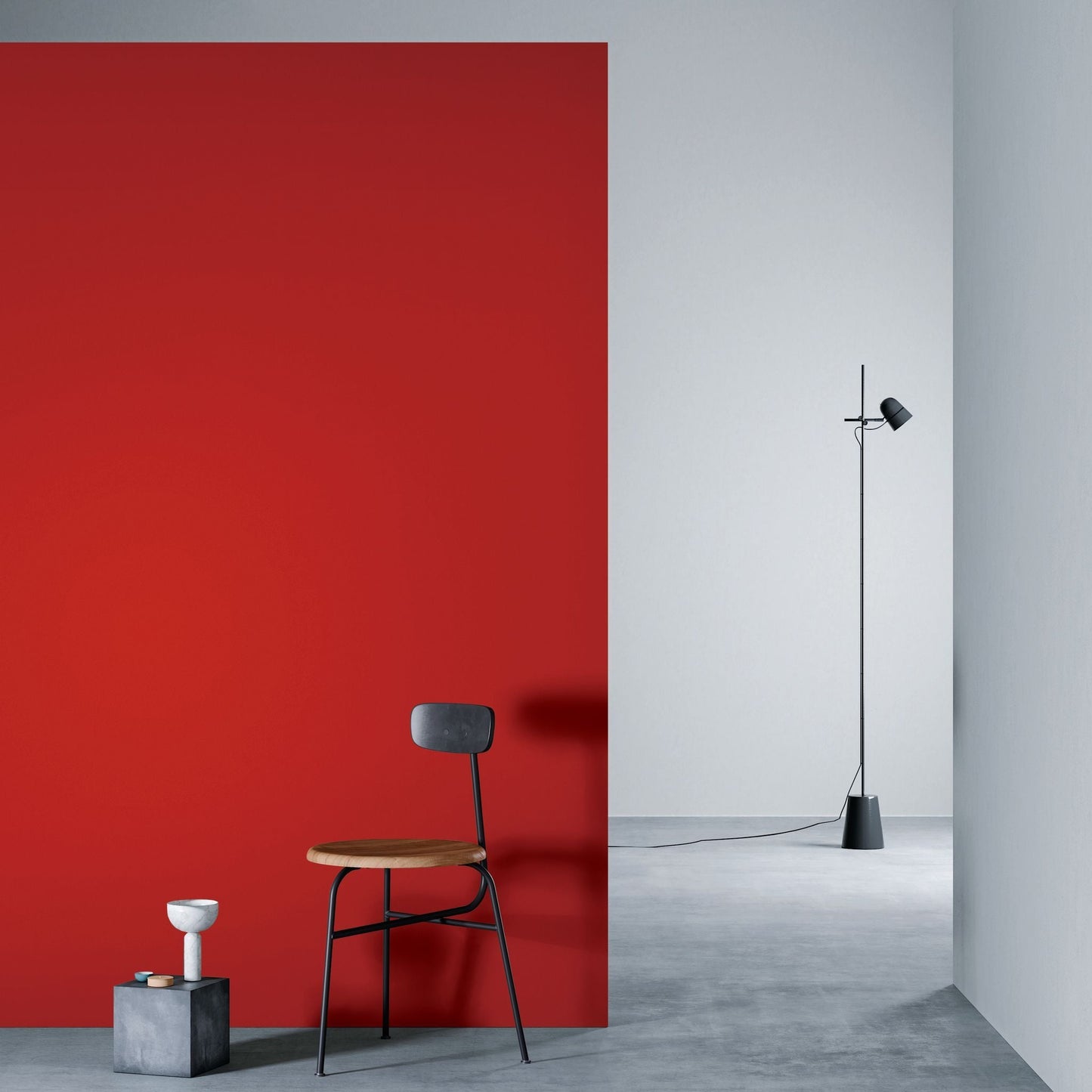 3M DI-NOC Single Color PS-910 architectural film installed in room scene