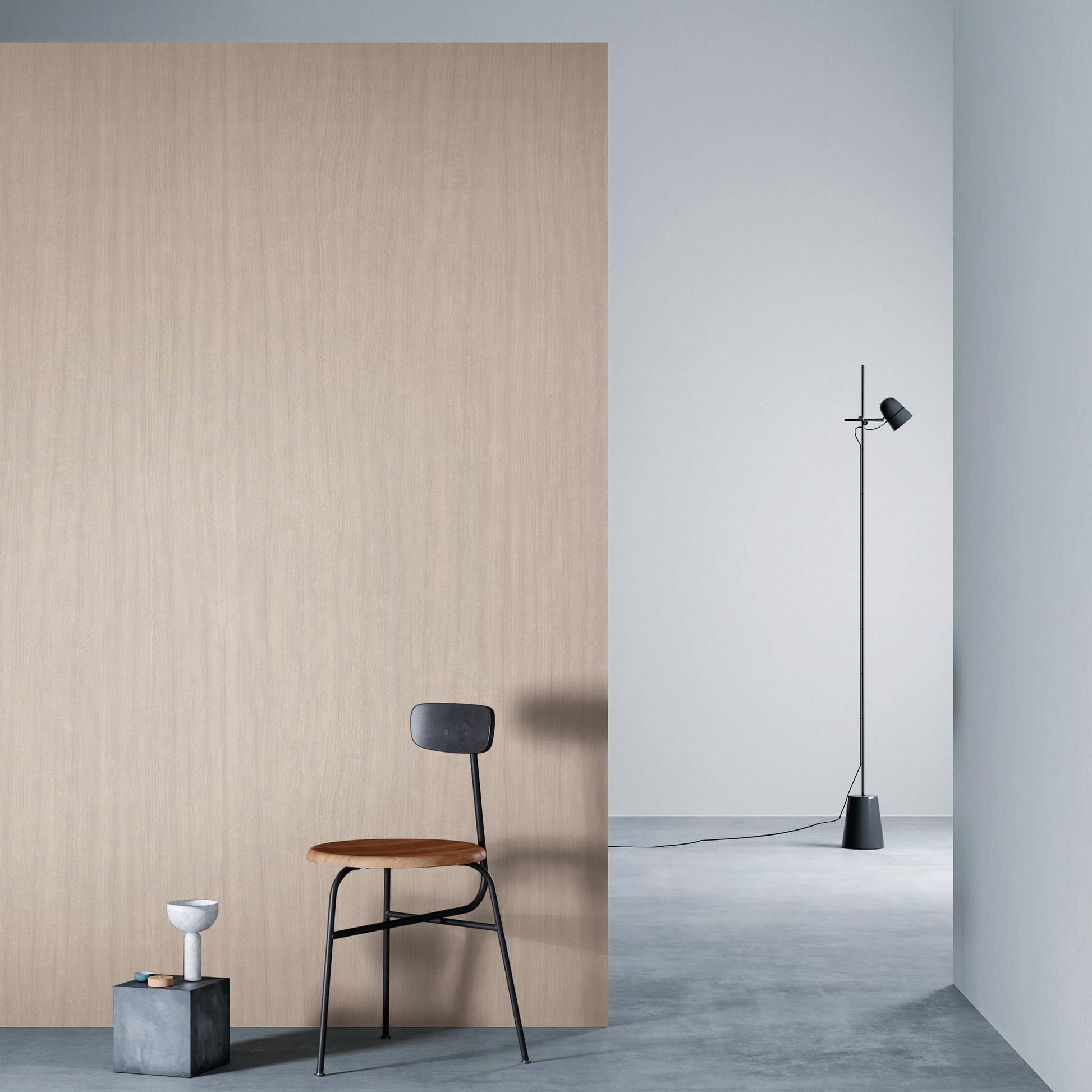 3M DI-NOC Stone ST-1828 architectural film installed in room scene