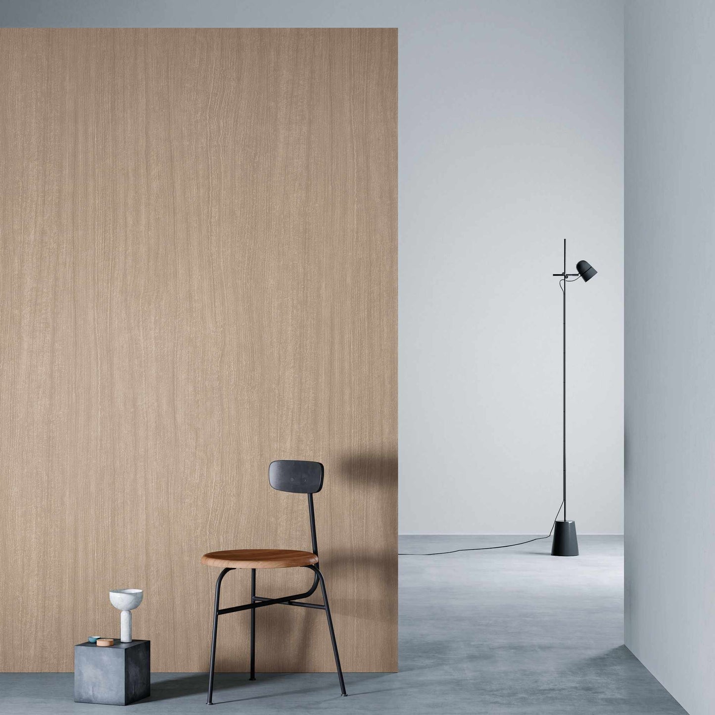 3M DI-NOC Stone ST-1829 architectural film installed in room scene