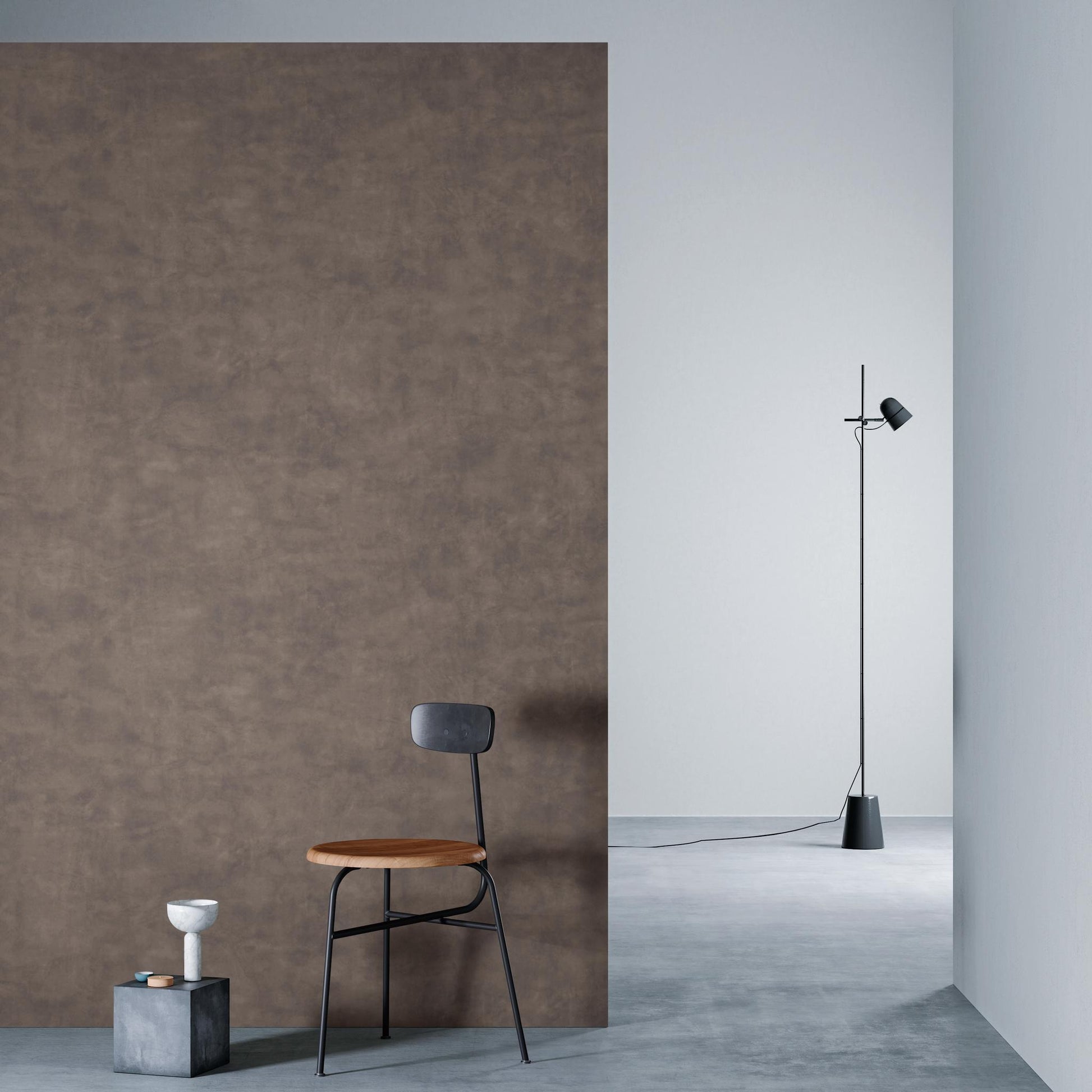 3M DI-NOC Suede Matte SU-2233MT architectural film installed in room scene