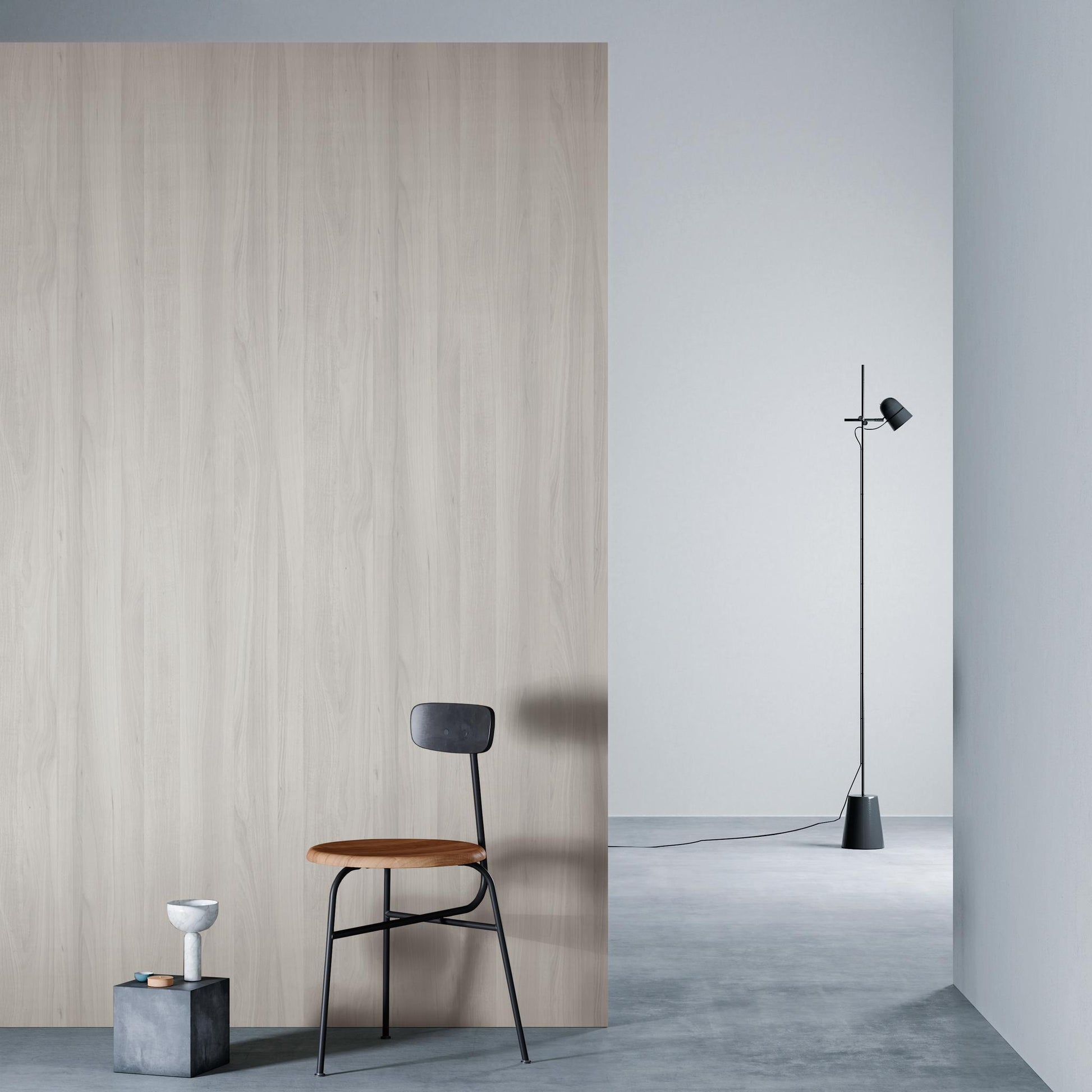 3M DI-NOC Wood Grain WG-1067 architectural film installed in room scene