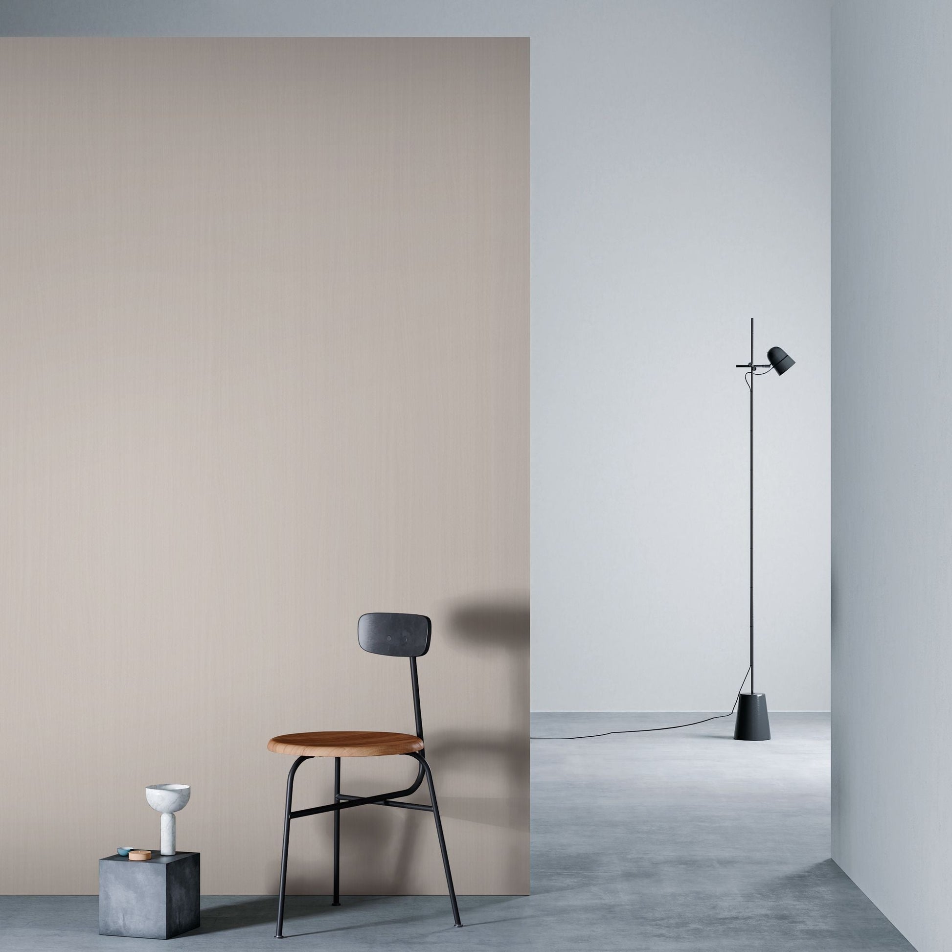 3M DI-NOC Wood Grain WG-1365 architectural film installed in room scene