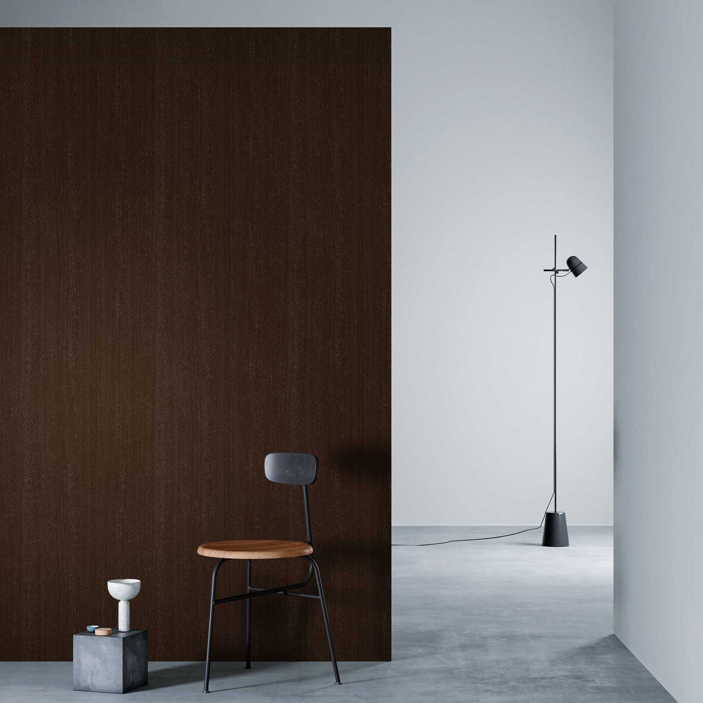 3M DI-NOC Wood Grain WG-1373 architectural film installed in room scene