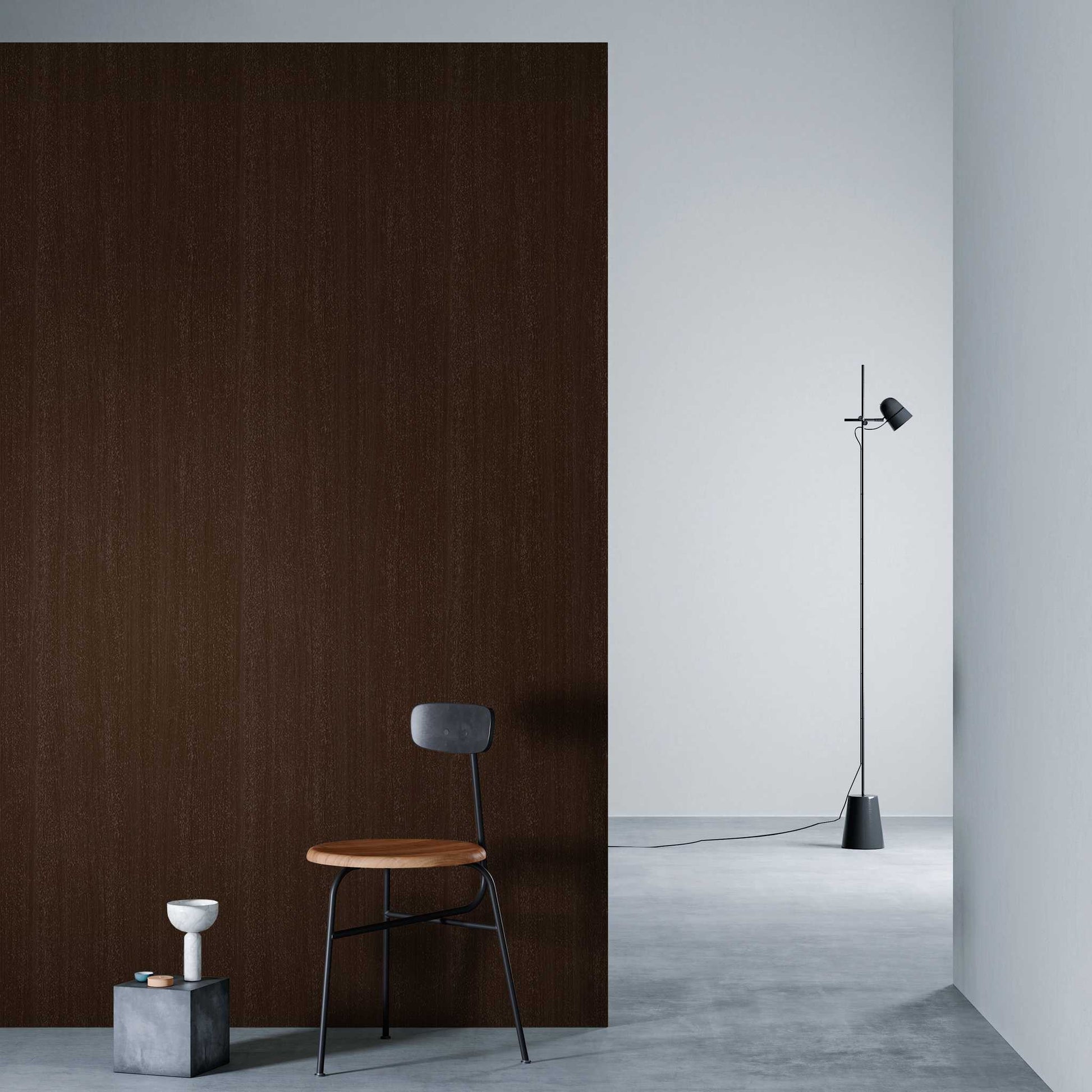 3M DI-NOC Wood Grain WG-1373 architectural film installed in room scene