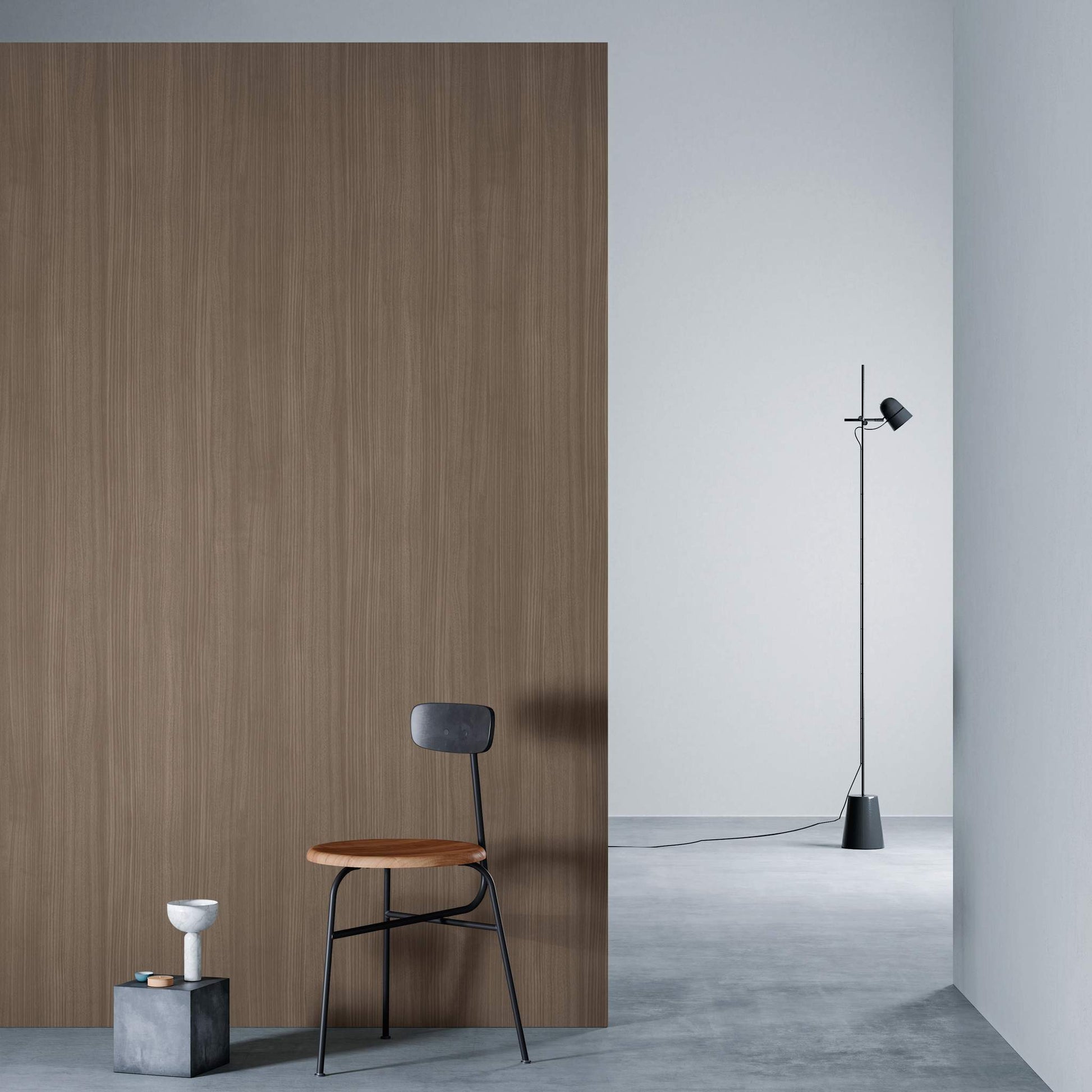 3M DI-NOC Wood Grain WG-1703 architectural film installed in room scene