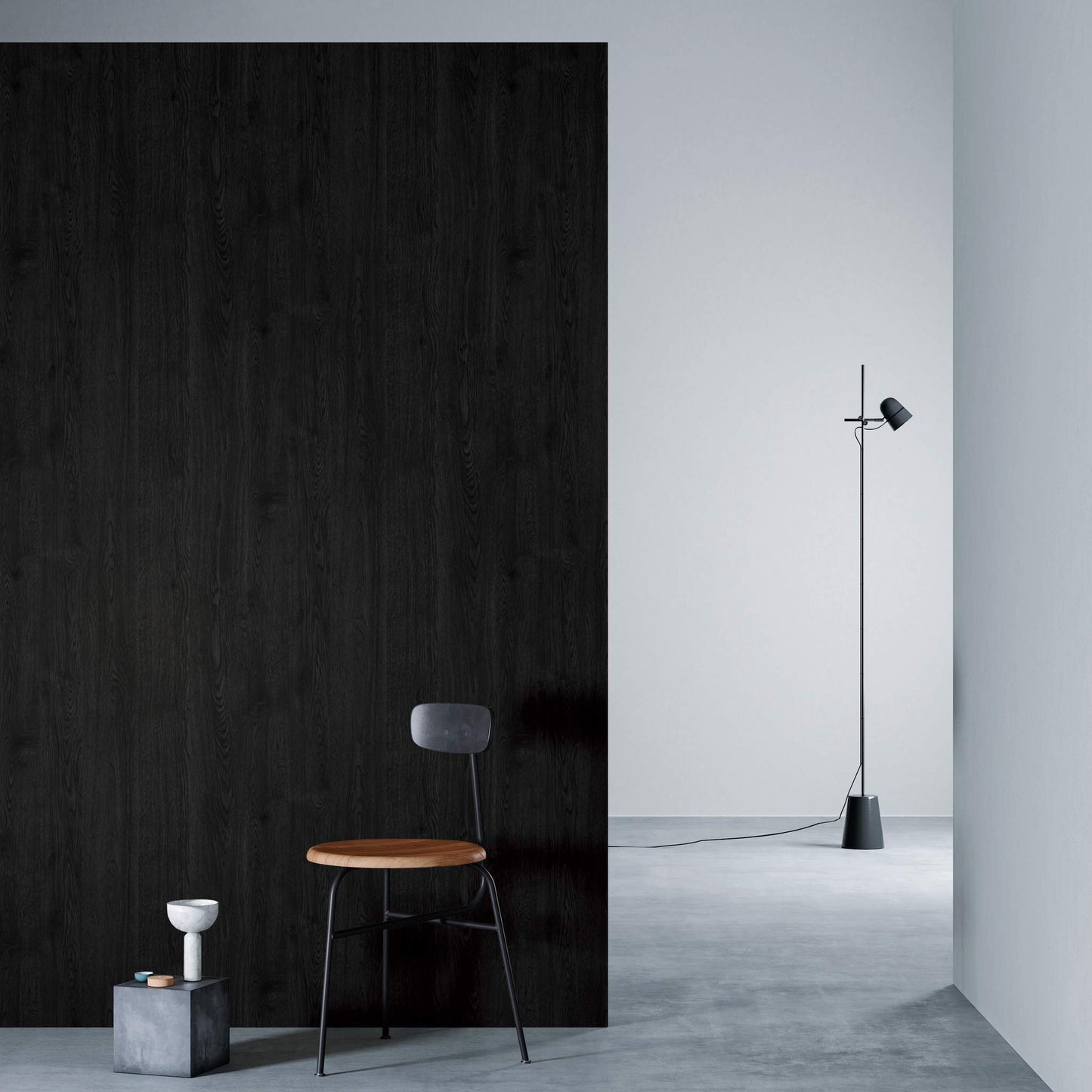 3M DI-NOC Wood Grain WG-1835 architectural film installed in room scene