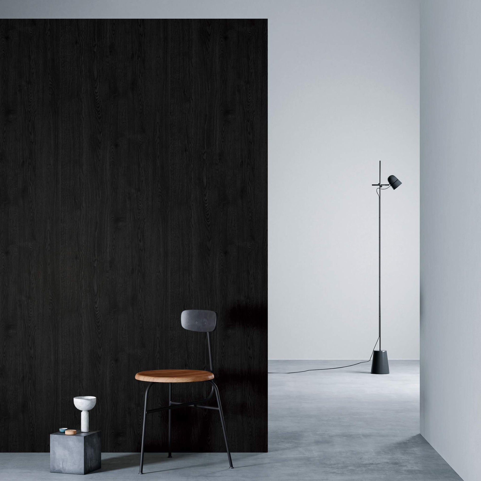 3M DI-NOC Wood Grain WG-1835 architectural film installed in room scene