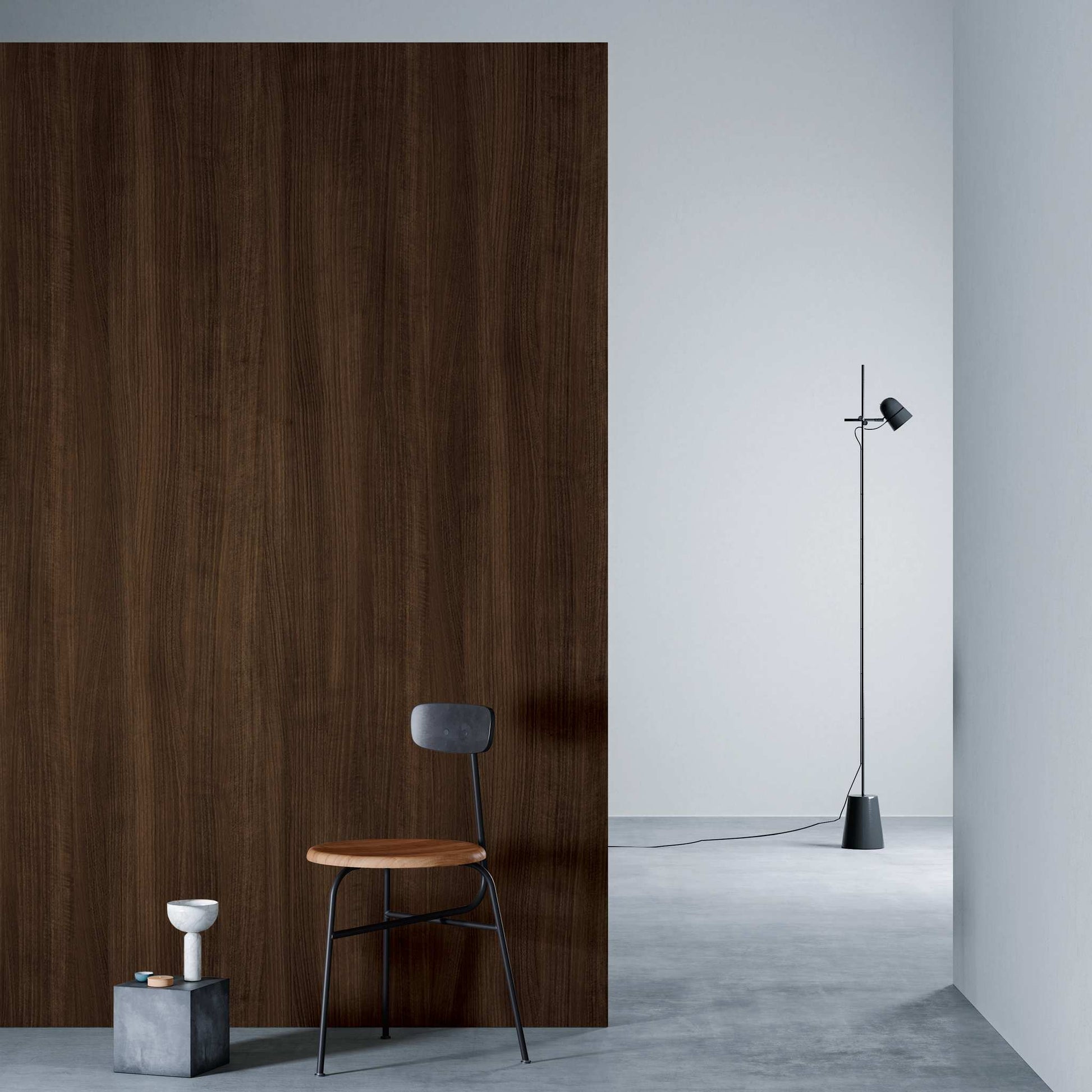 3M DI-NOC Wood Grain WG-1836 architectural film installed in room scene