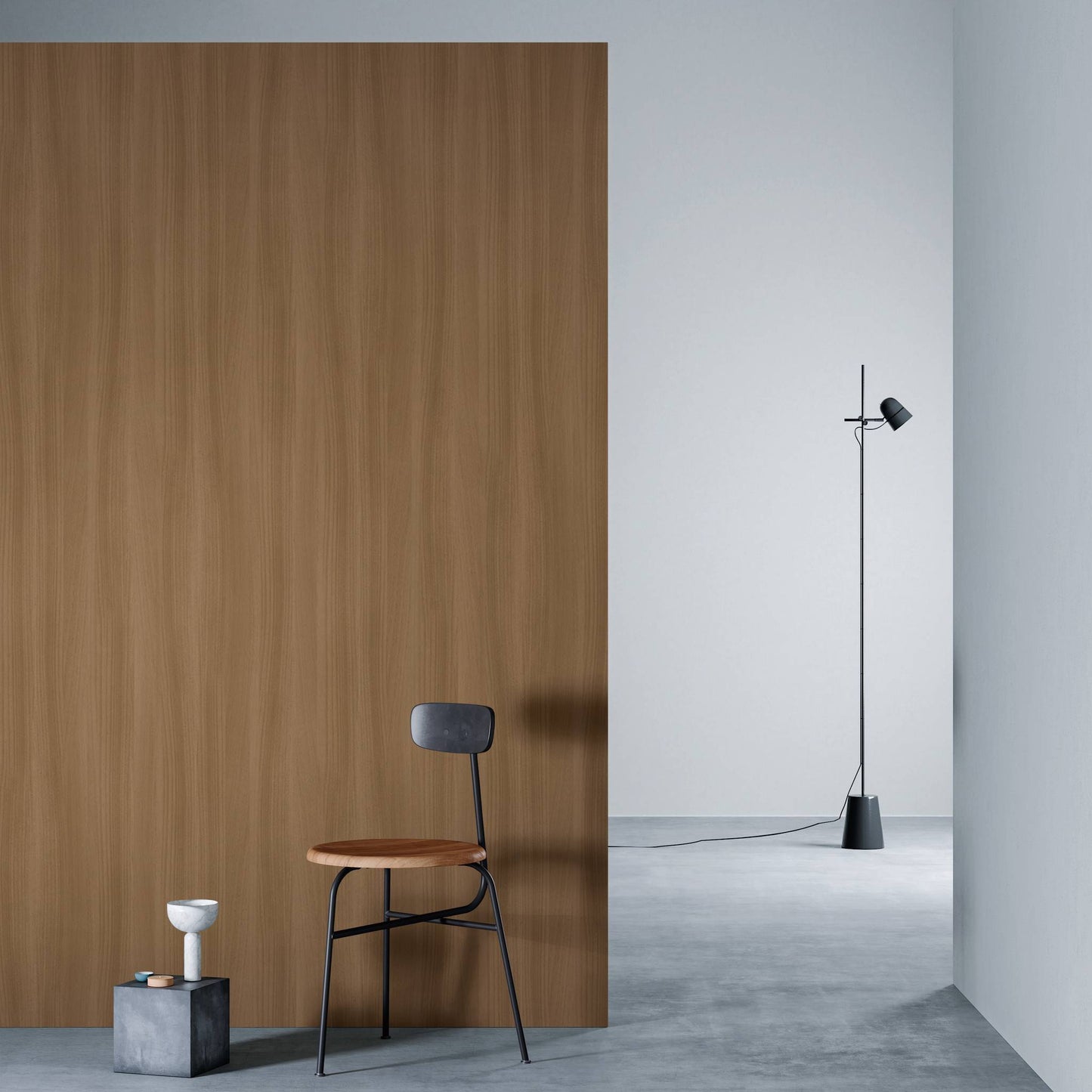 3M DI-NOC Wood Grain WG-1840 architectural film installed in room scene