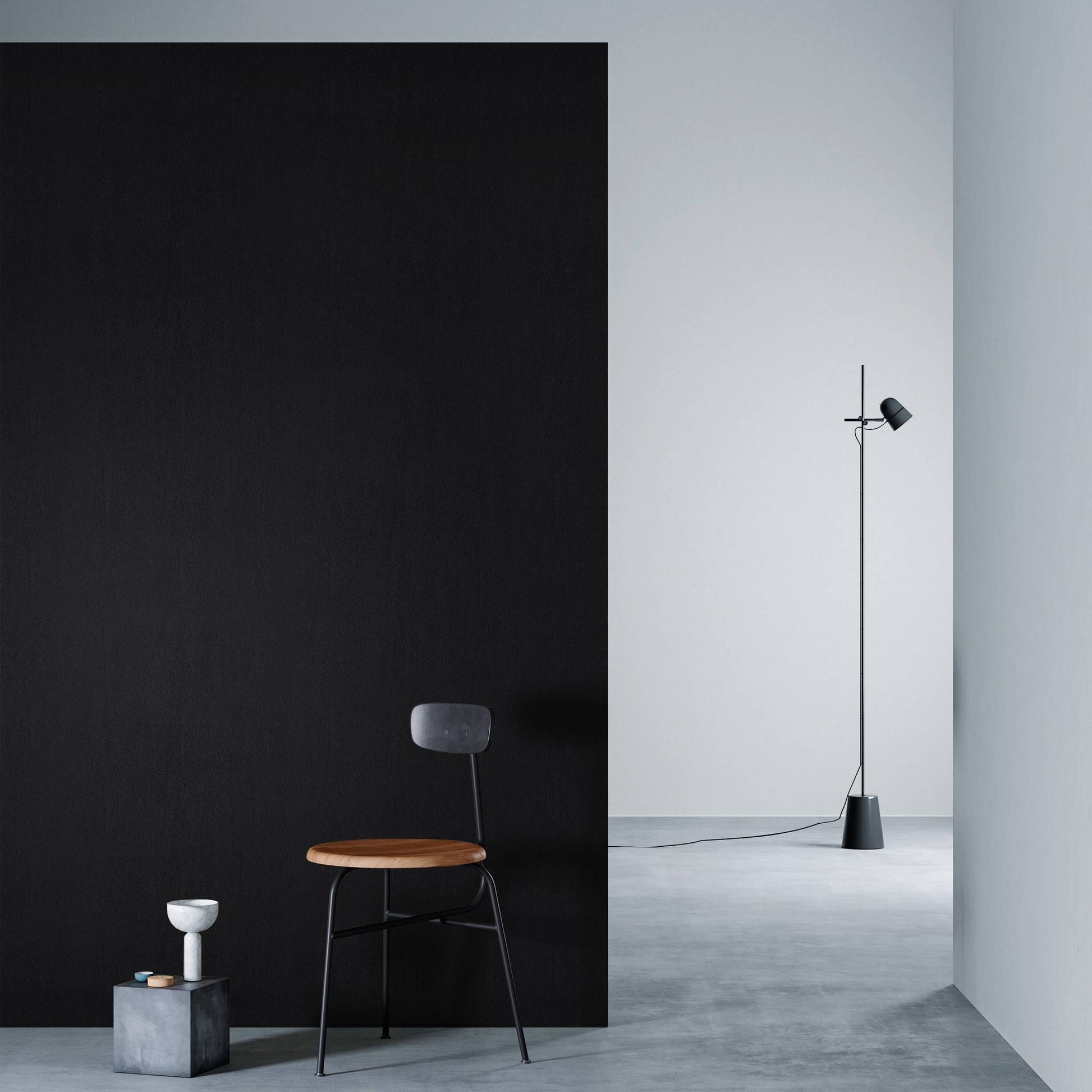 3M DI-NOC Wood Grain WG-2041 architectural film installed in room scene