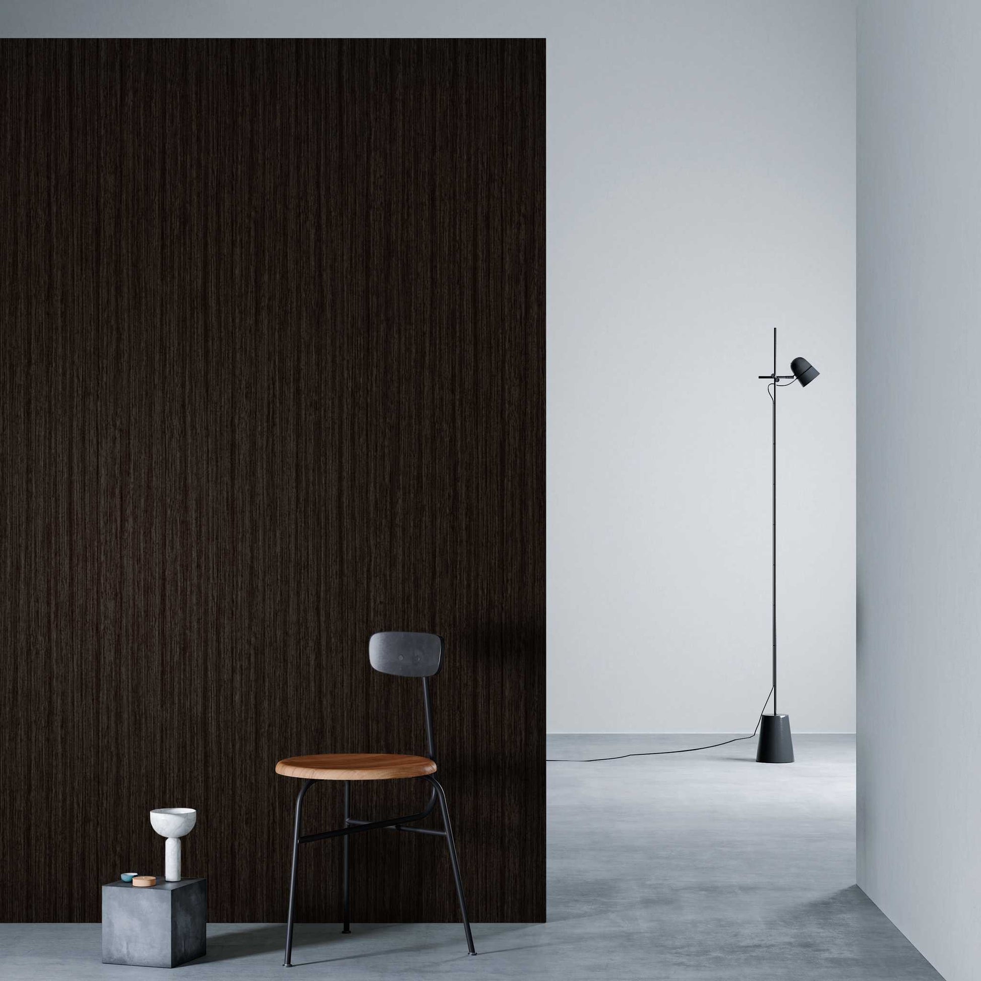 3M DI-NOC Wood Grain WG-2707 architectural film installed in room scene