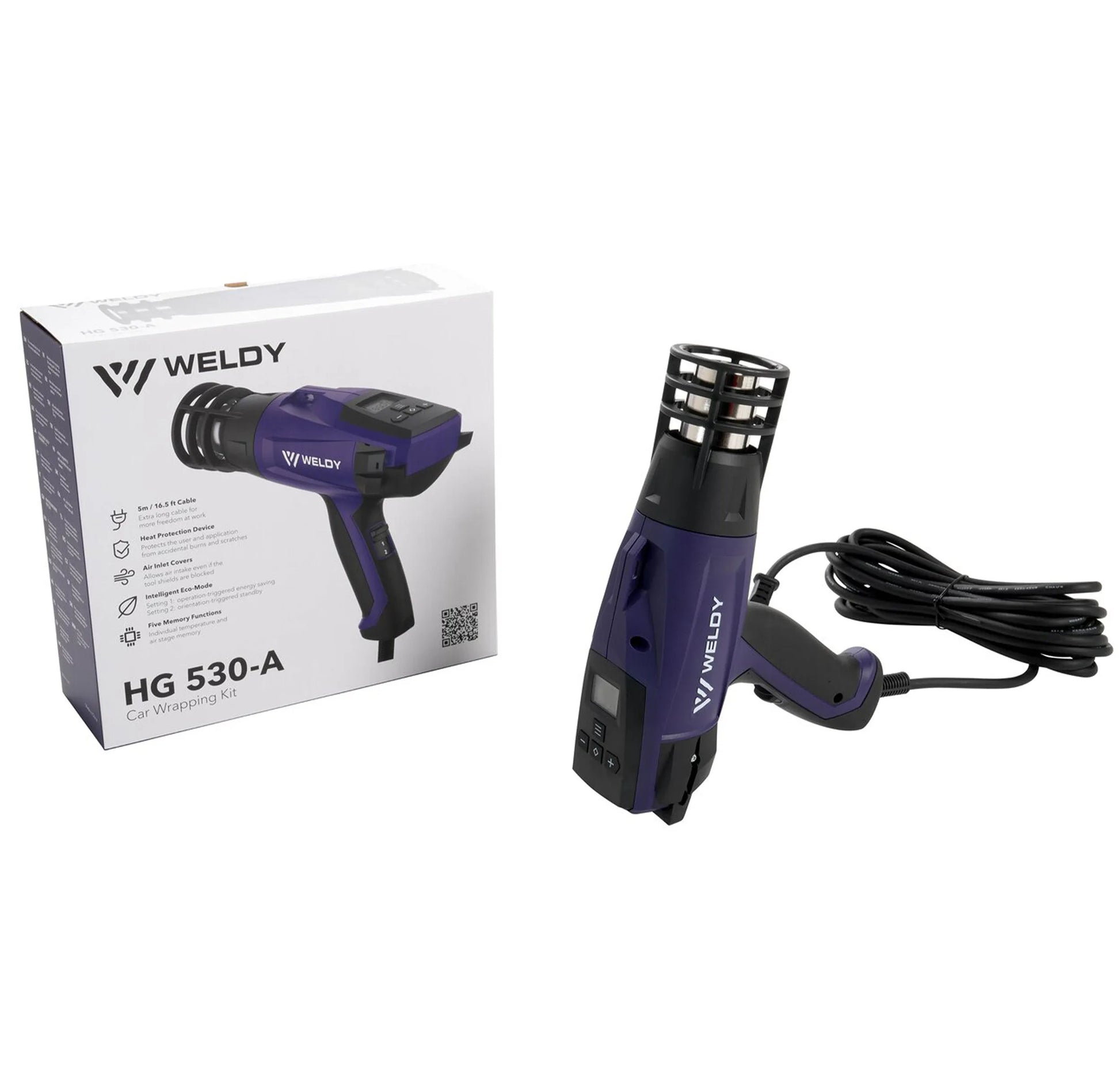 Weldy Heat Gun Car Wrap Kit - HG 530-A vinyl wrap heat gun - additional view