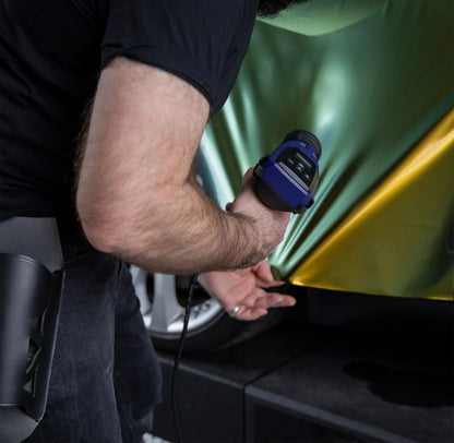 Weldy Heat Gun Car Wrap Kit - HG 530-A vinyl wrap heat gun - product in use