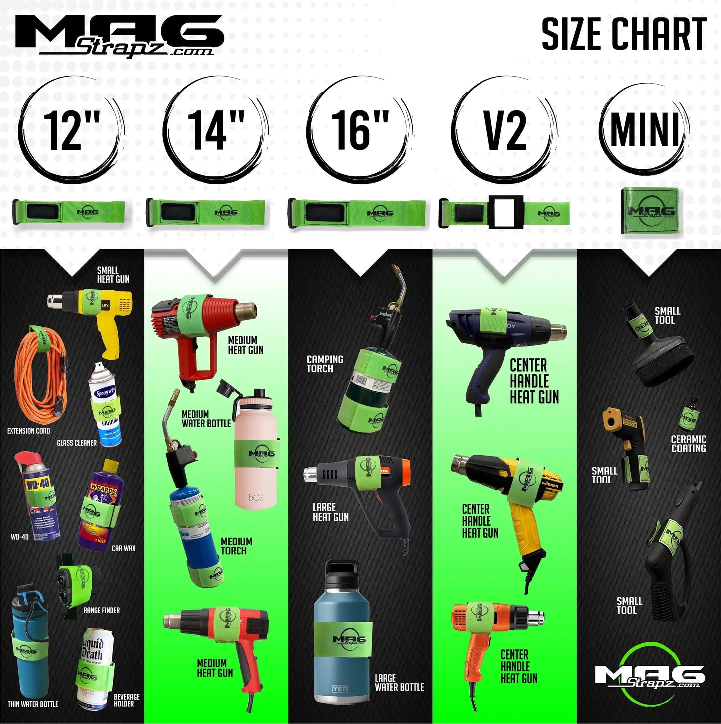 MagStrapz V2 - Heat Gun Magnet Strap magnetic vinyl wrap tool - additional view