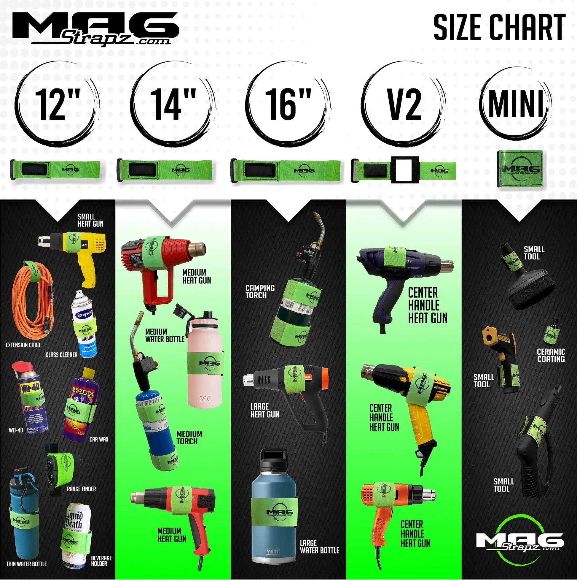 MagStrapz V2 - Heat Gun Magnet Strap magnetic vinyl wrap tool - additional view