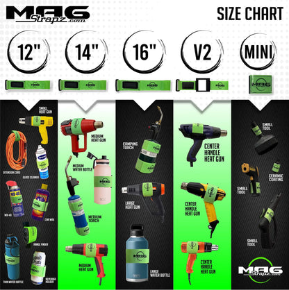 MagStrapz V2 - Heat Gun Magnet Strap magnetic vinyl wrap tool - additional view