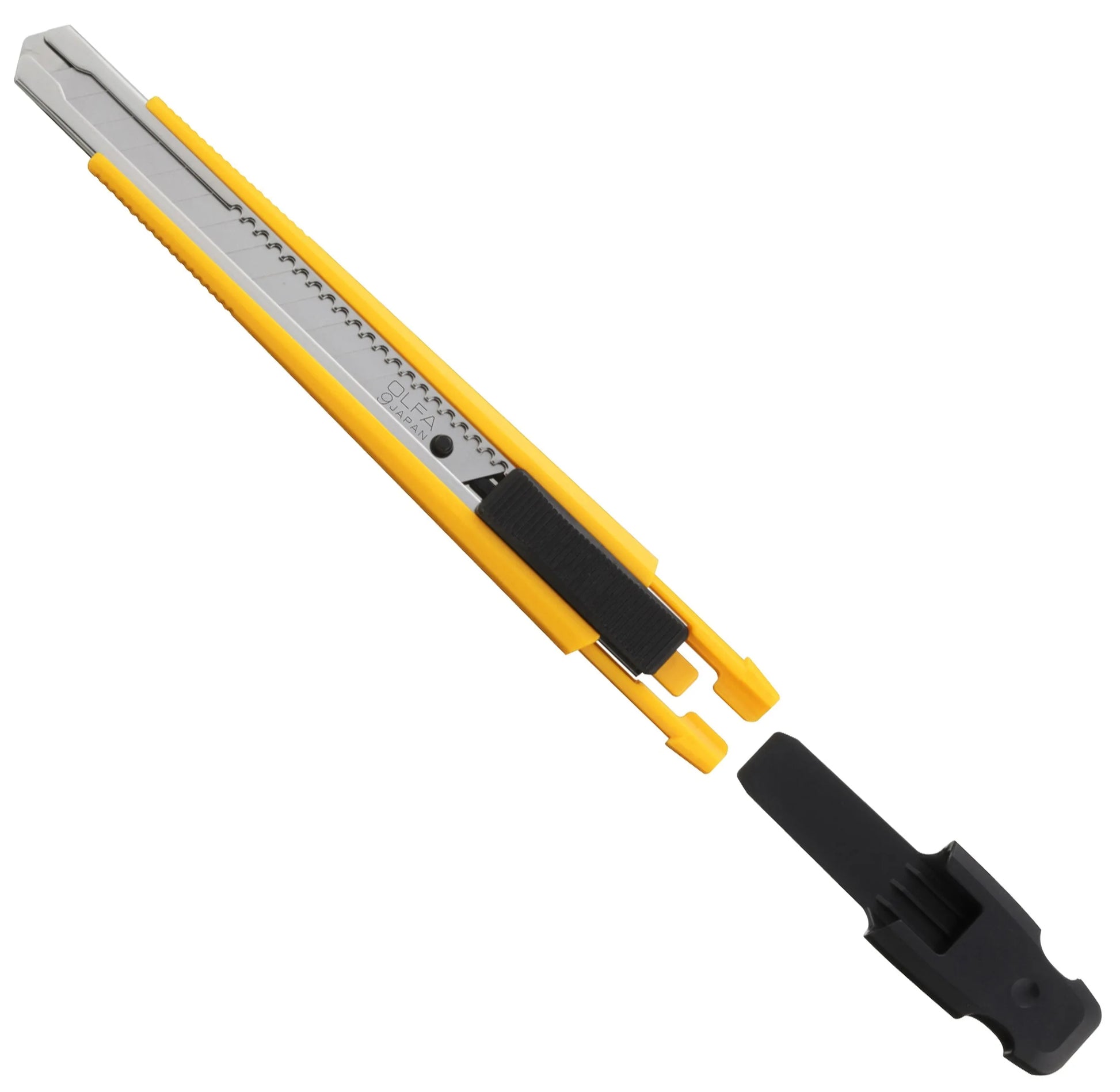 Olfa Slide Lock Precision Utility Knife - A-1 vinyl wrap cutting tool - alternate angle